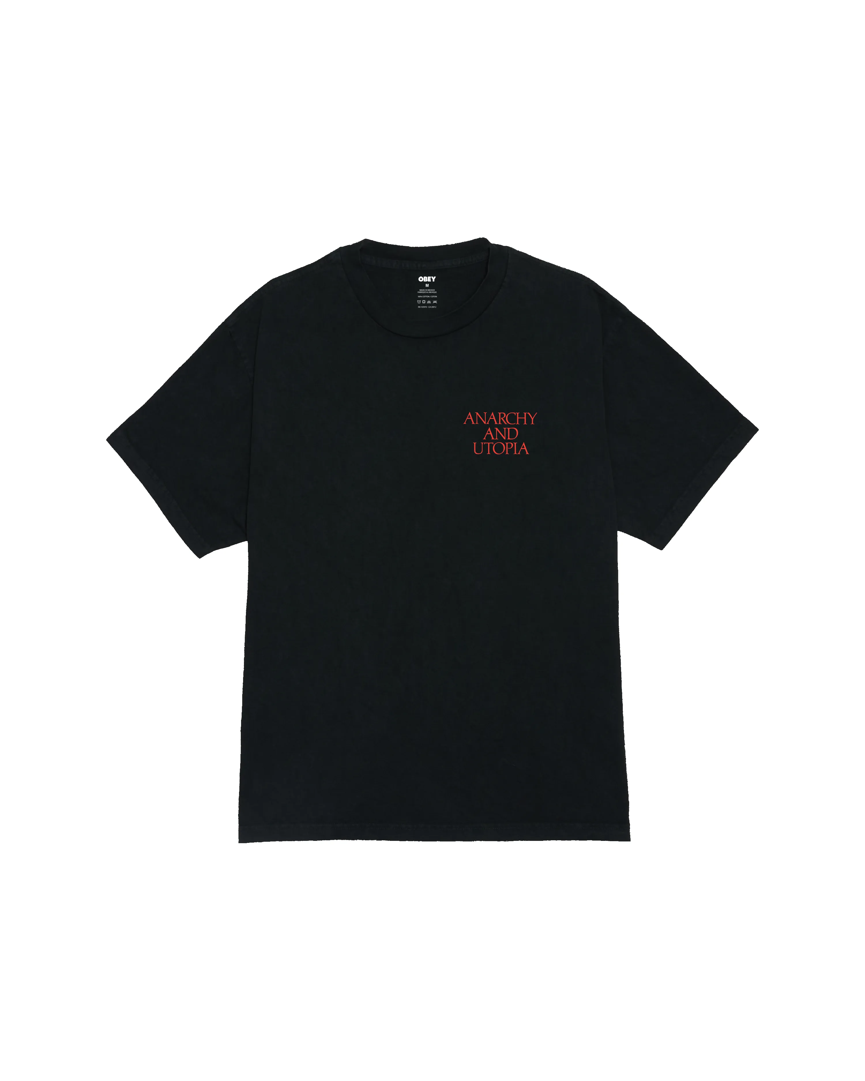 ANARCHY & UTOPIA PIGMENT T-SHIRT sold by Obey product image thumbnail 2