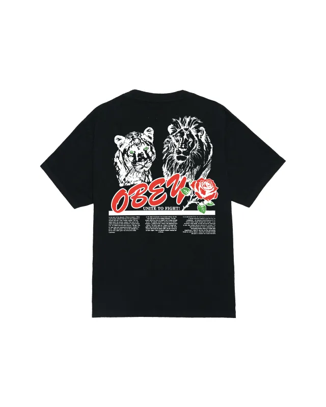 UNITE & FIGHT PIGMENT T-SHIRT sold by Obey