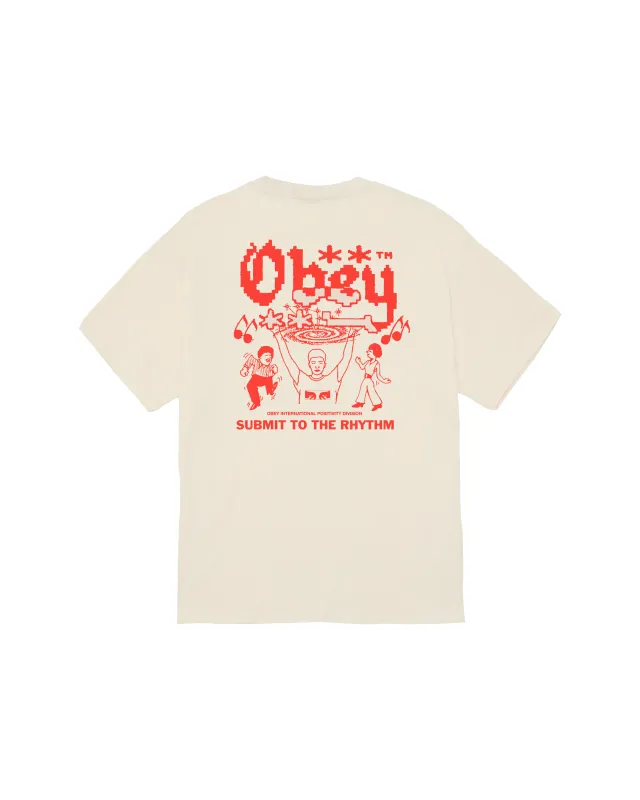 SUBMIT TO THE RHYTHM CLASSIC T-SHIRT sold by Obey