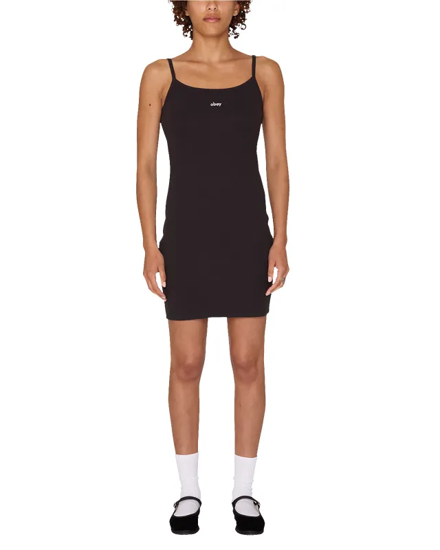 MONA RIB TANK DRESS sold by Obey