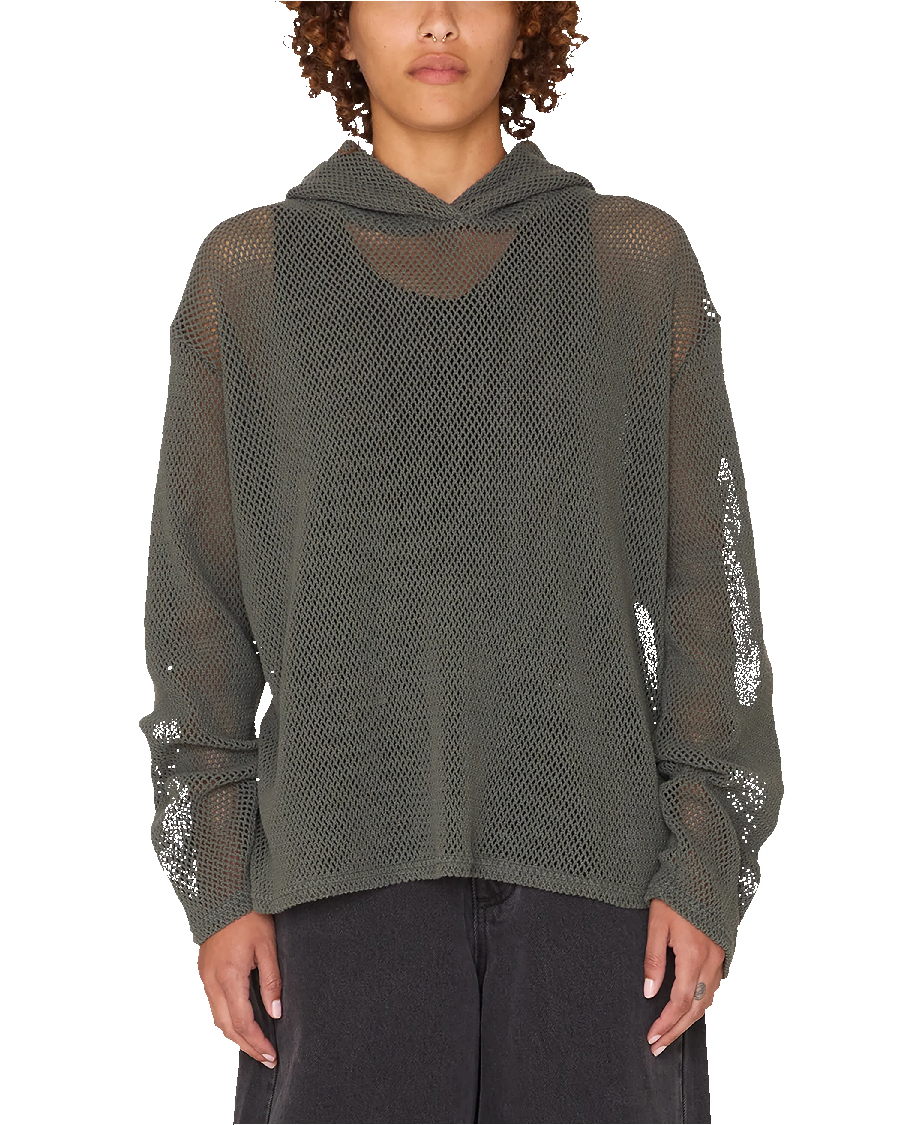 BILLY MESH LS HOOD sold by Obey