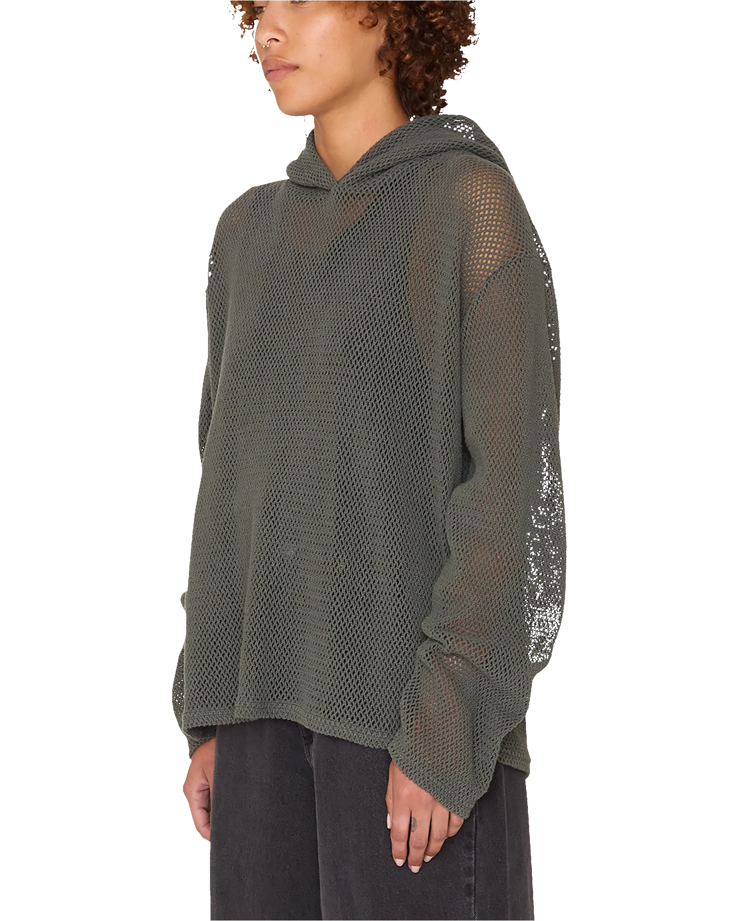 BILLY MESH LS HOOD sold by Obey product image thumbnail 2