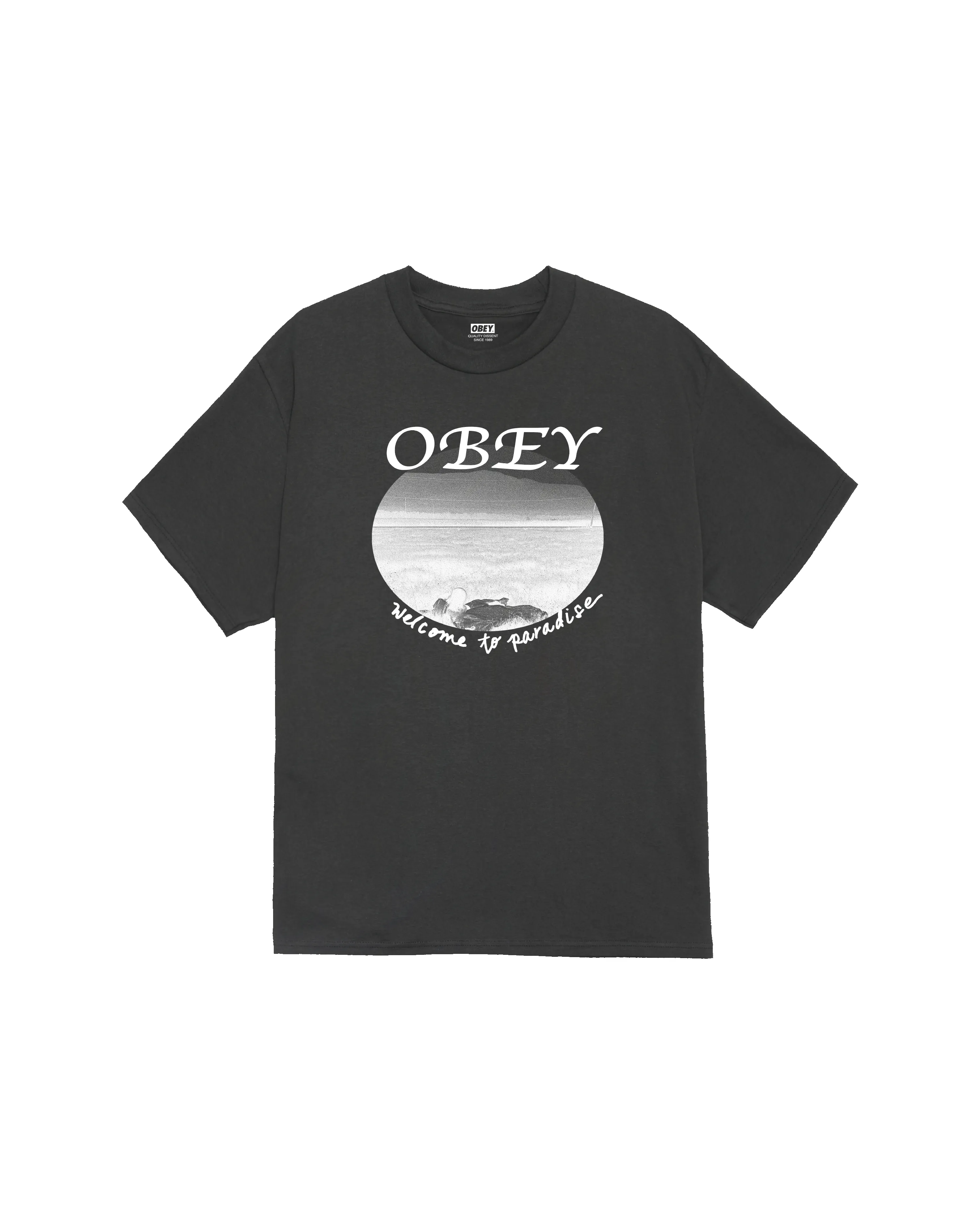 WELCOME TO PARADISE CLASSIC T-SHIRT sold by Obey product image thumbnail 2