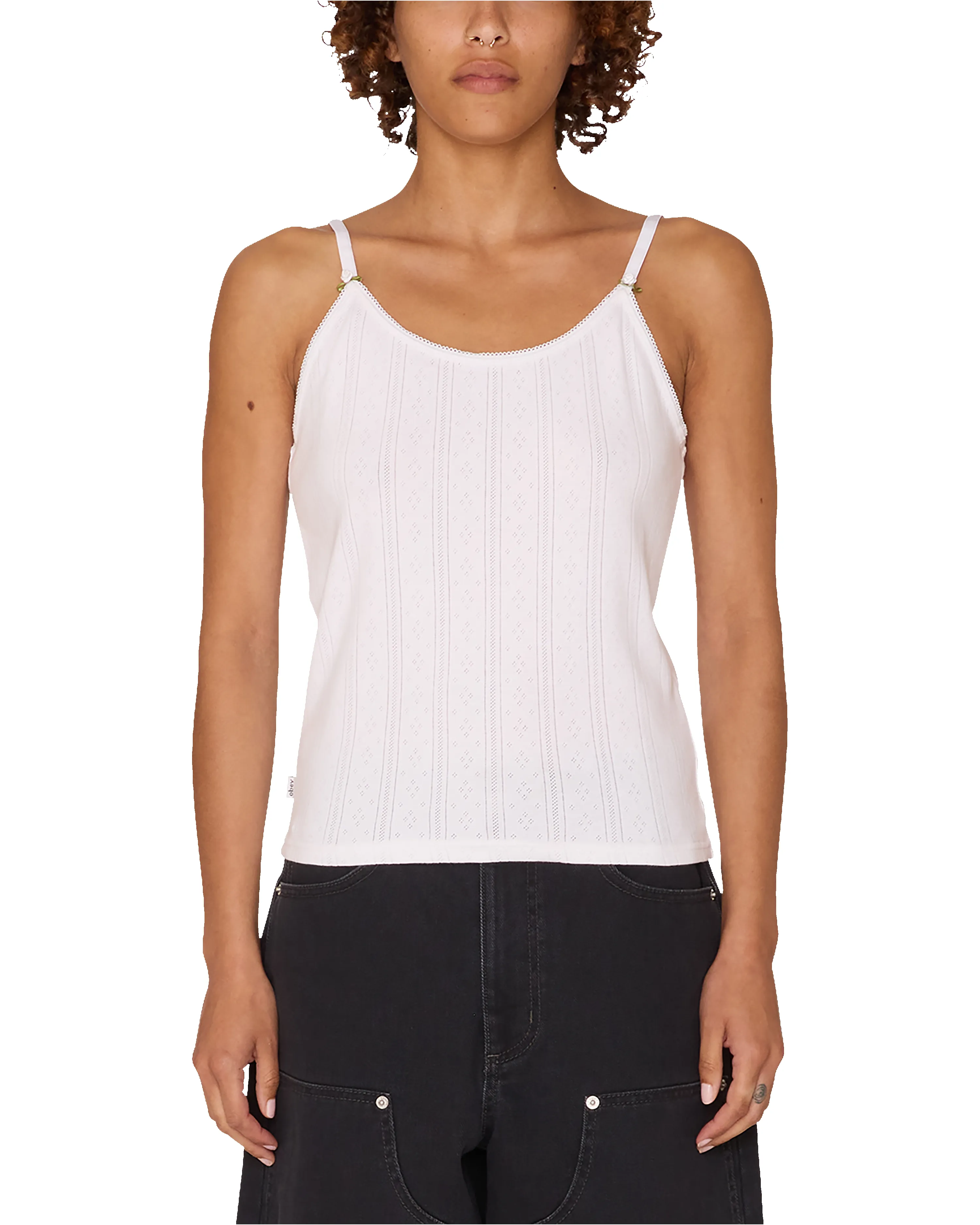 ROSALINE POINTELLE TANK sold by Obey