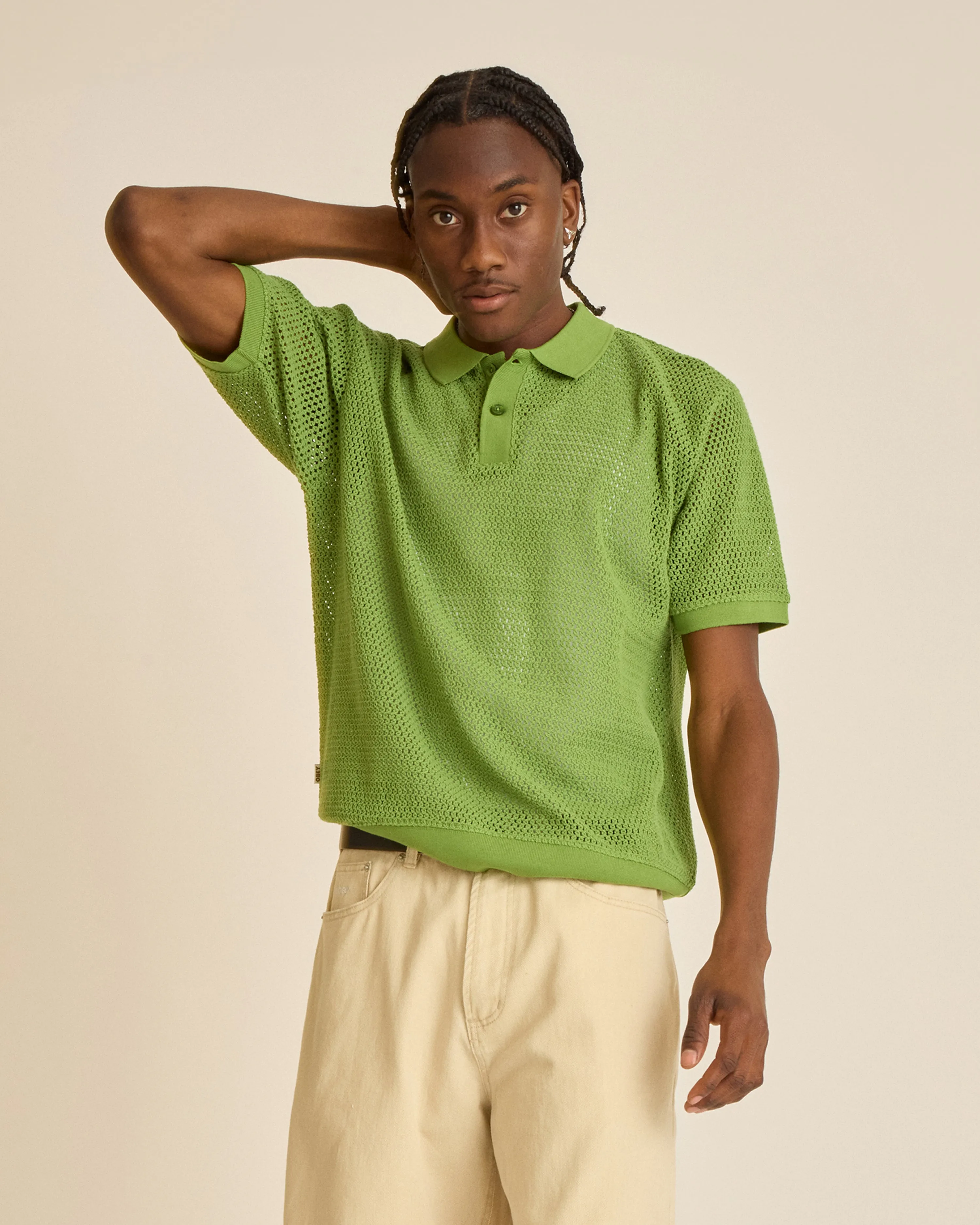SARATOGA MESH POLO sold by Obey product image thumbnail 4