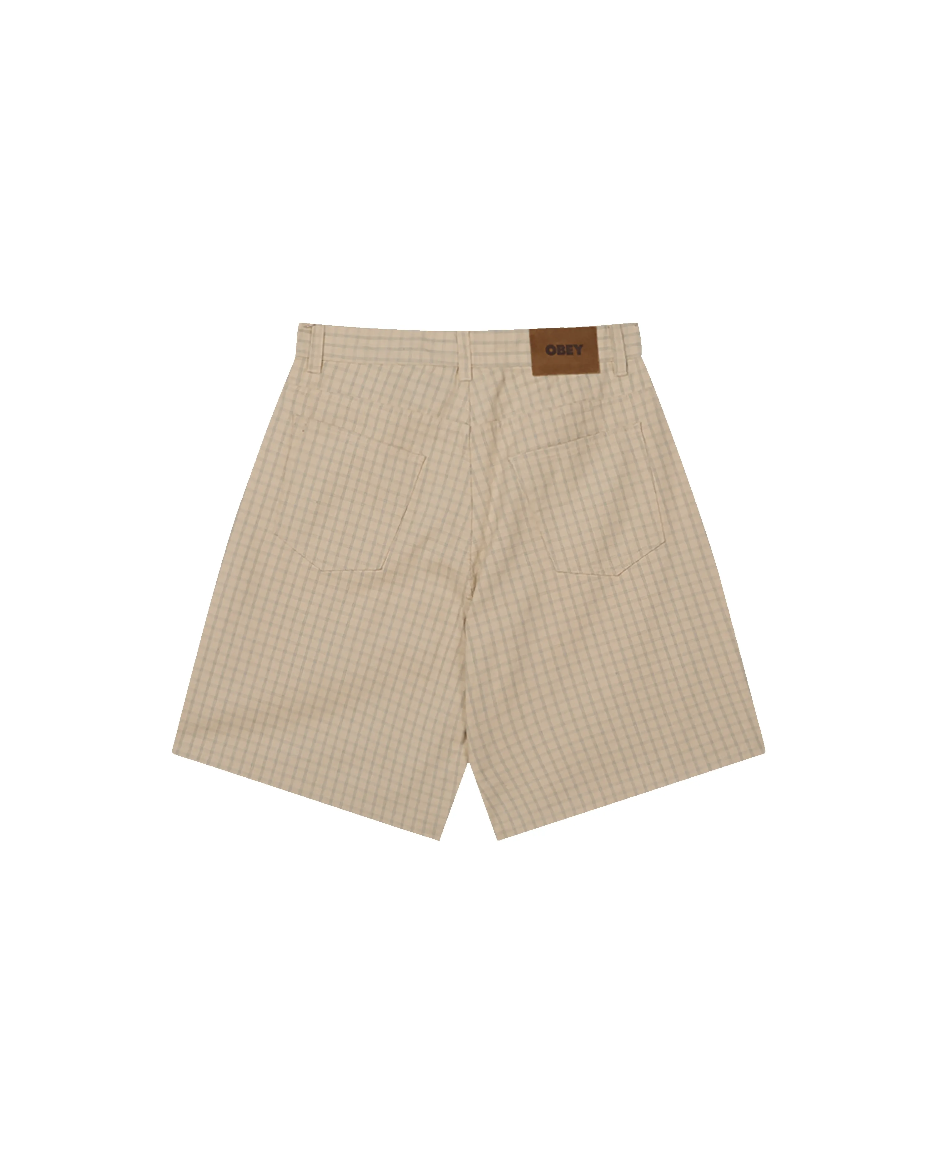 PLAID BAGGY DENIM SHORT sold by Obey product image thumbnail 2