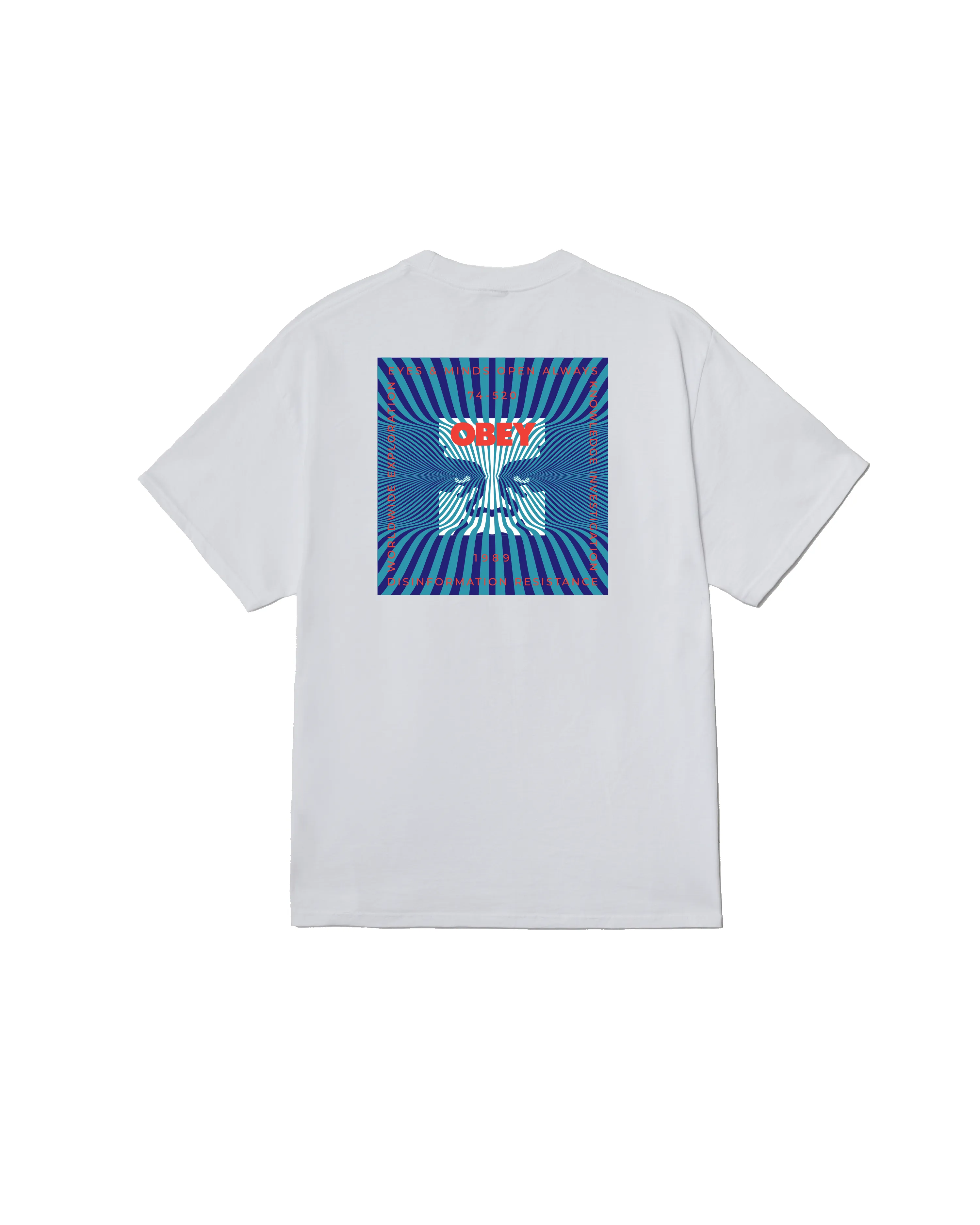 DISINFORMATION RESISTANCE CLASSIC T-SHIRT sold by Obey