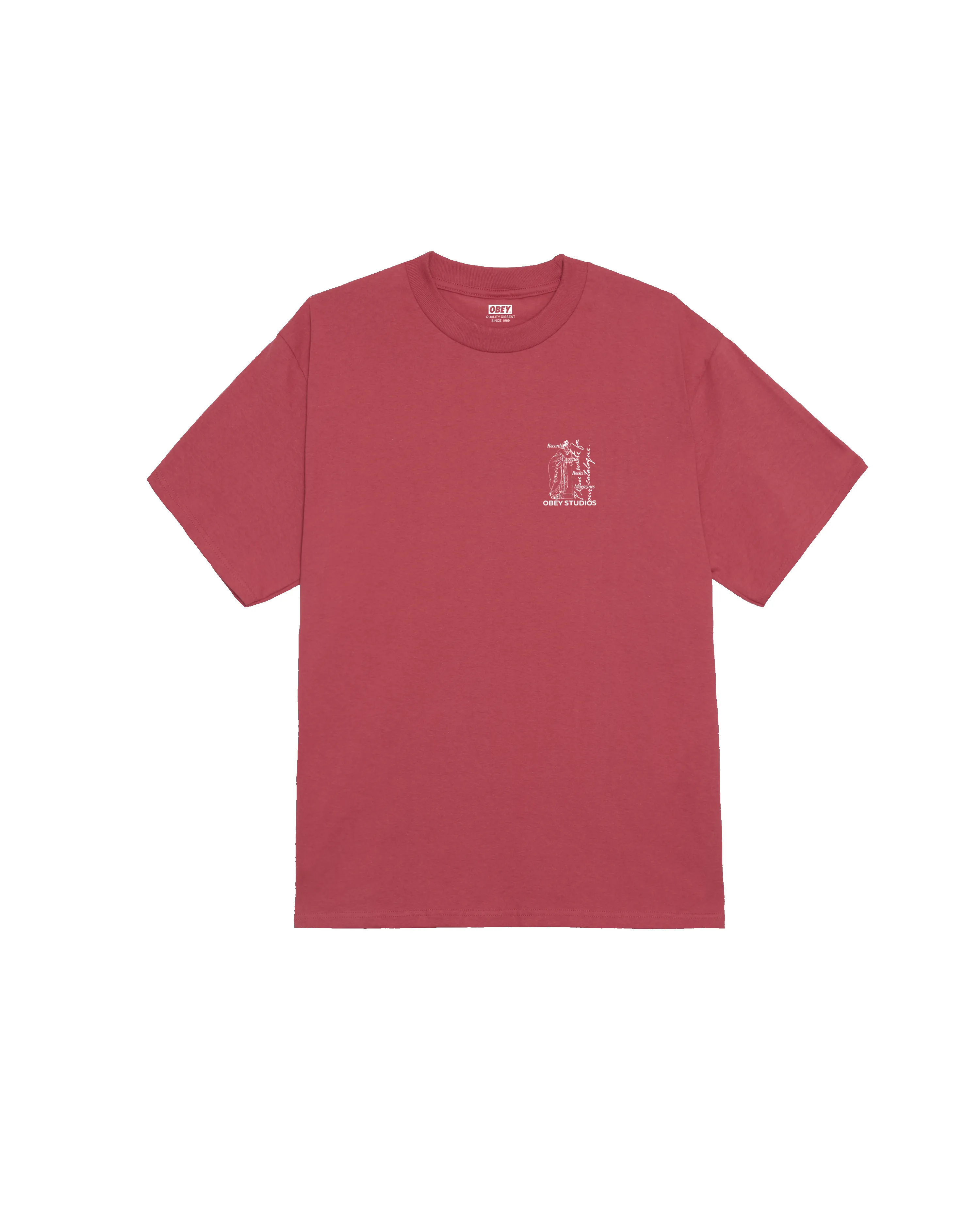 OBEY STUDIOS CATALOGUE CLASSIC T-SHIRT sold by Obey product image thumbnail 2