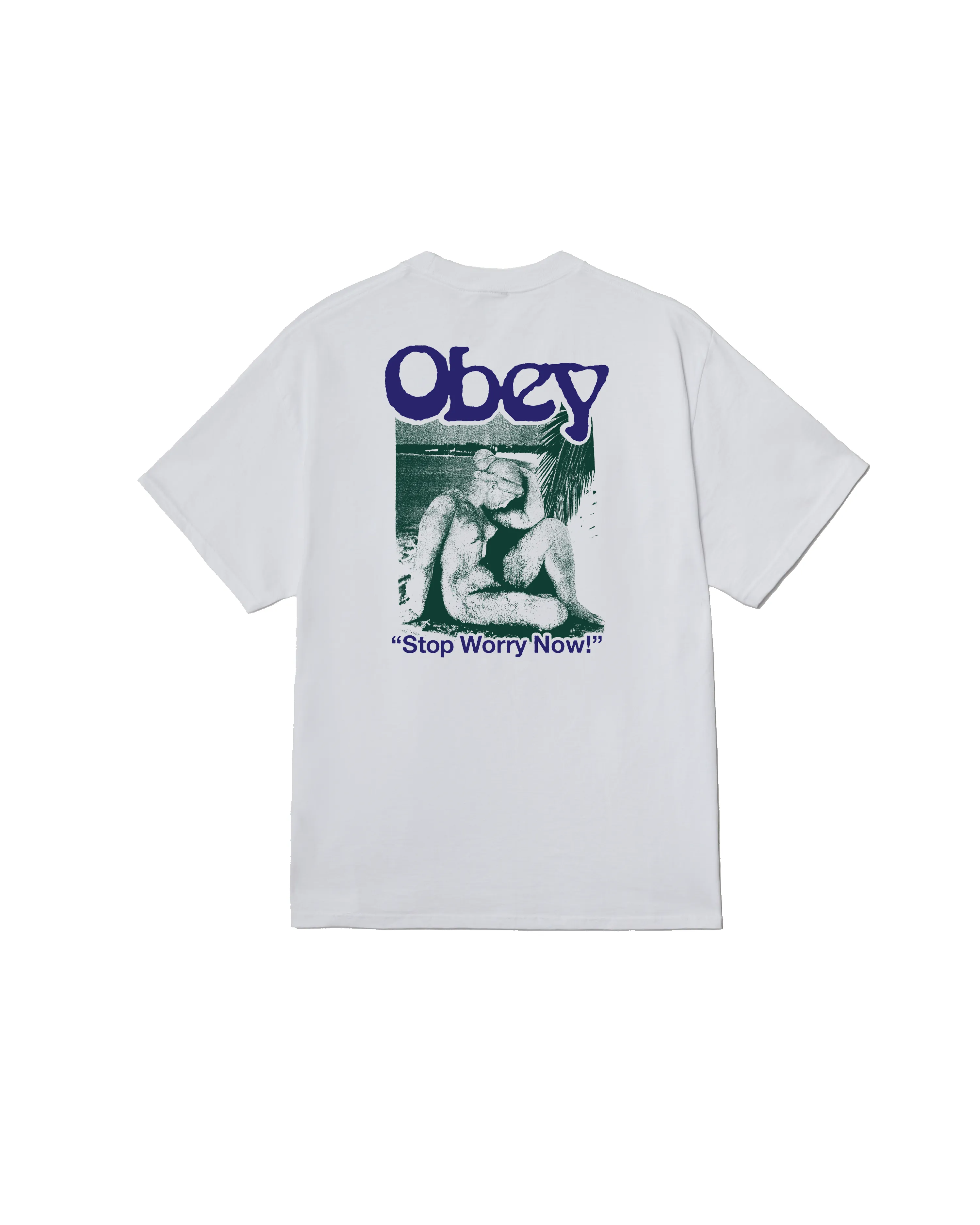 STOP WORRY NOW CLASSIC T-SHIRT sold by Obey