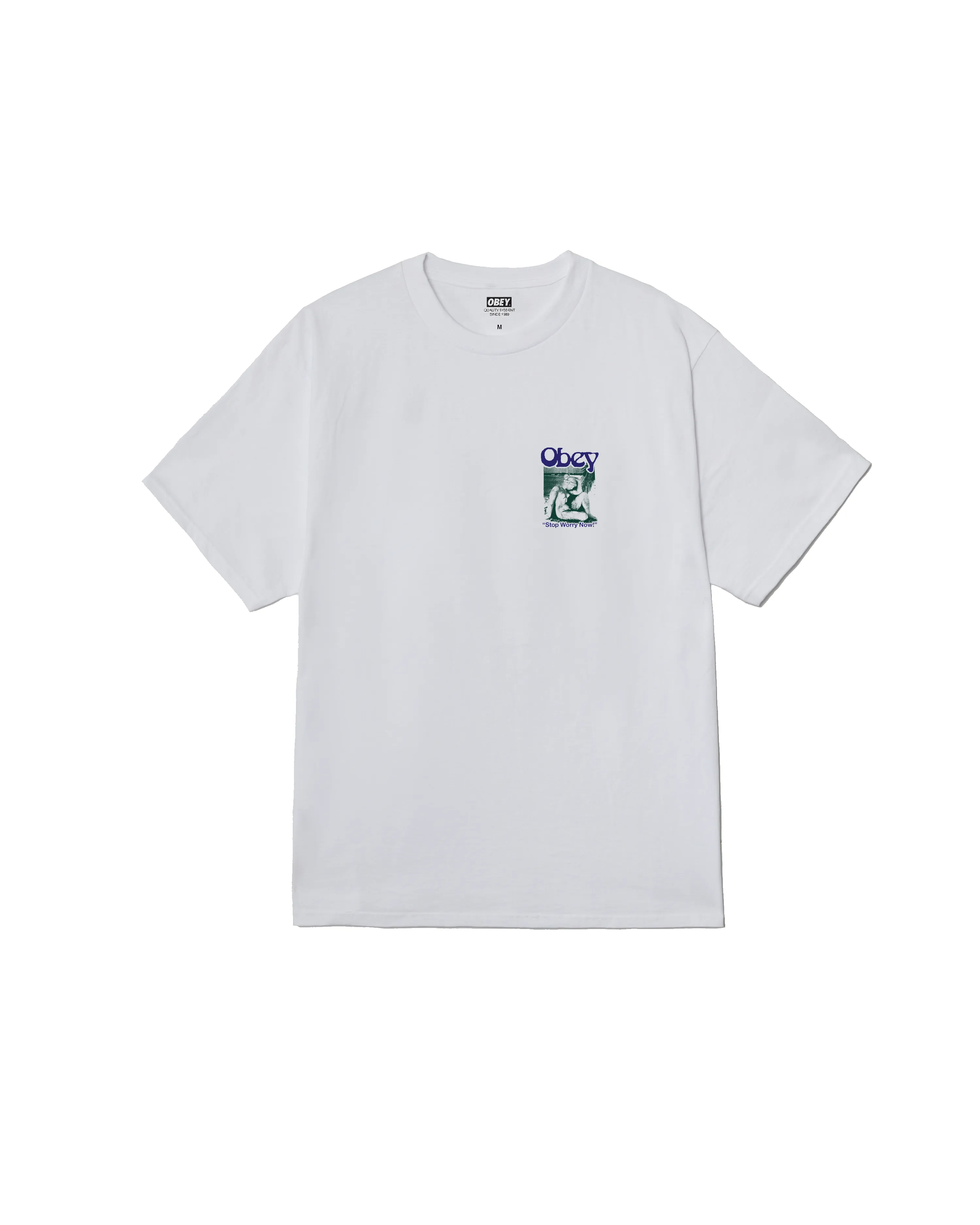 STOP WORRY NOW CLASSIC T-SHIRT sold by Obey product image thumbnail 2
