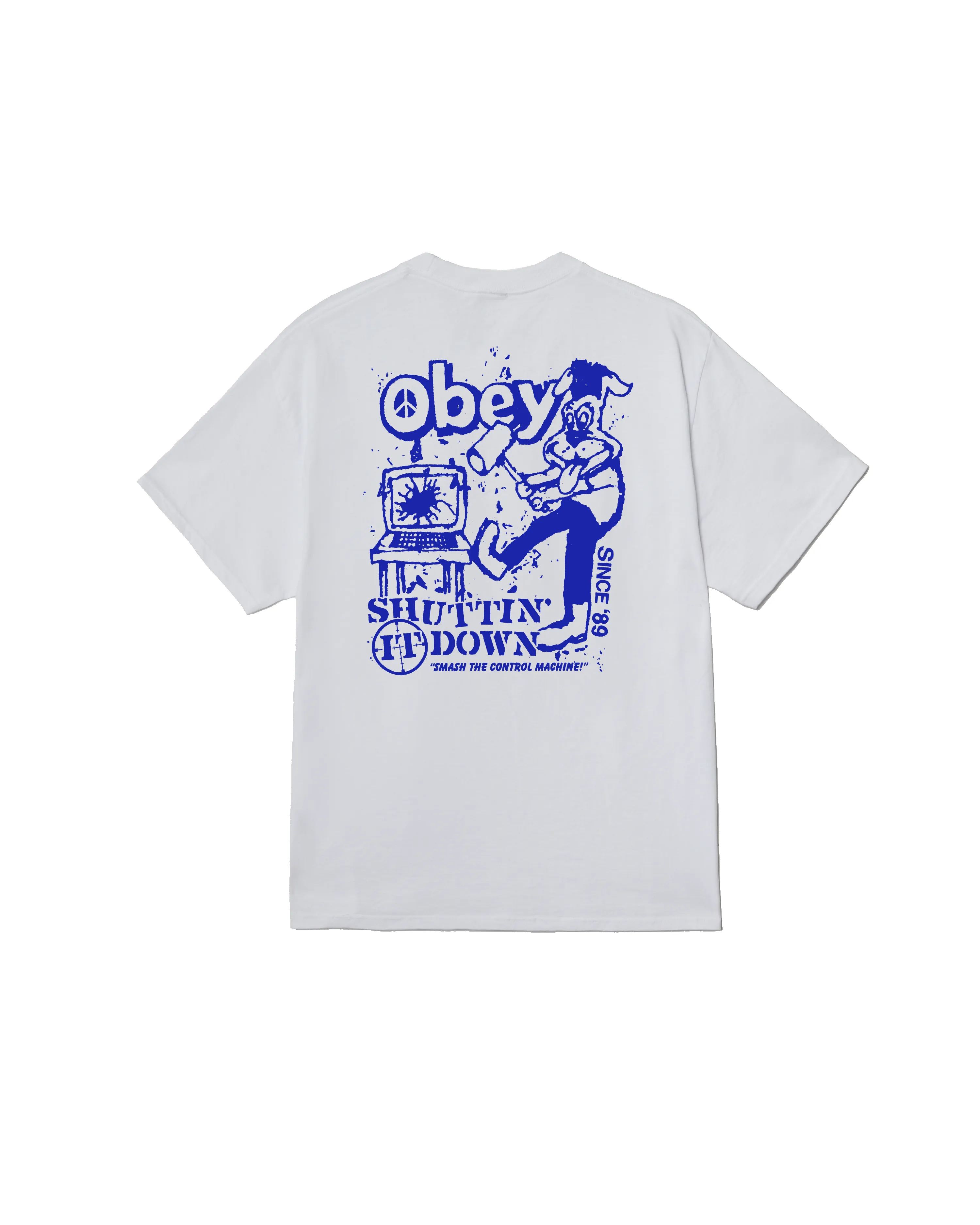 SMASH THE CONTROL MACHINE CLASSIC T-SHIRT sold by Obey