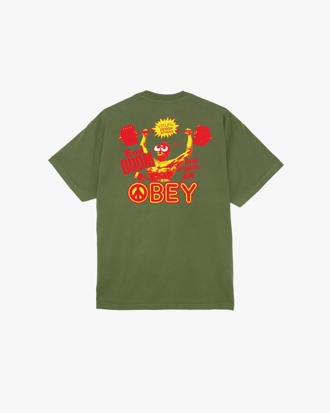 LIVE AGAIN NOW HEAVYWEIGHT T-SHIRT sold by Obey