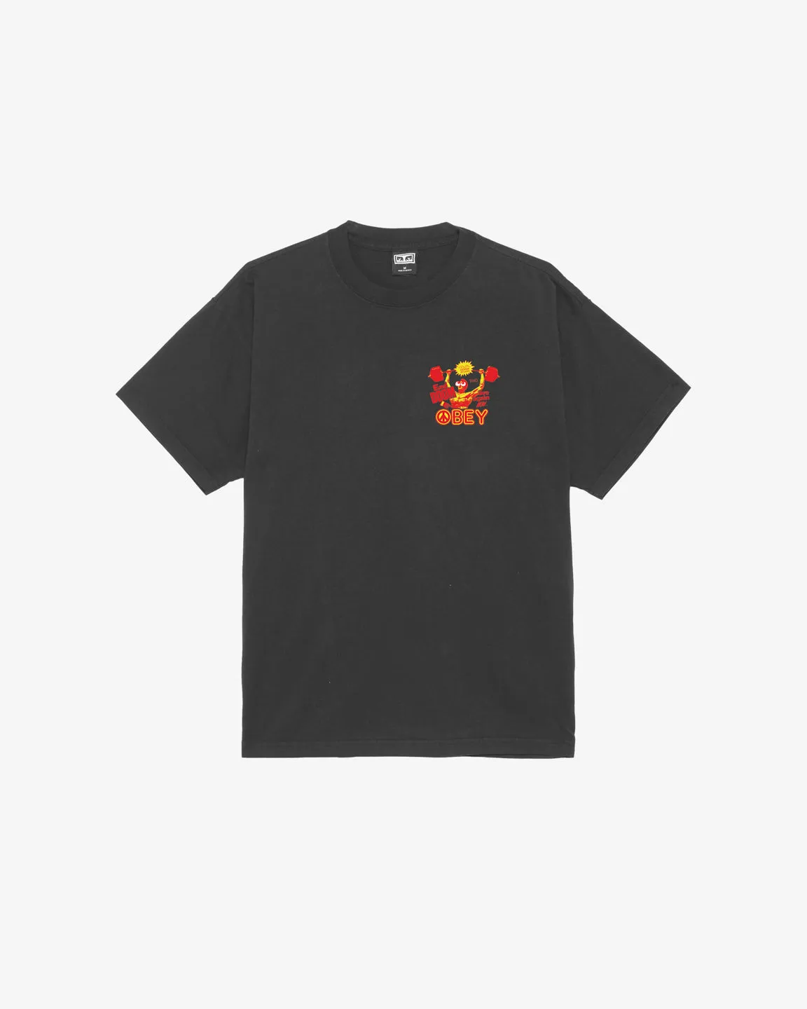 LIVE AGAIN NOW HEAVYWEIGHT T-SHIRT sold by Obey product image thumbnail 4