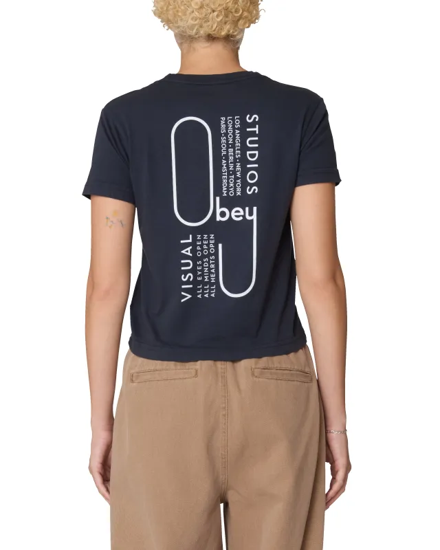 VISUAL STUDIOS TEE KAIA T-SHIRT sold by Obey