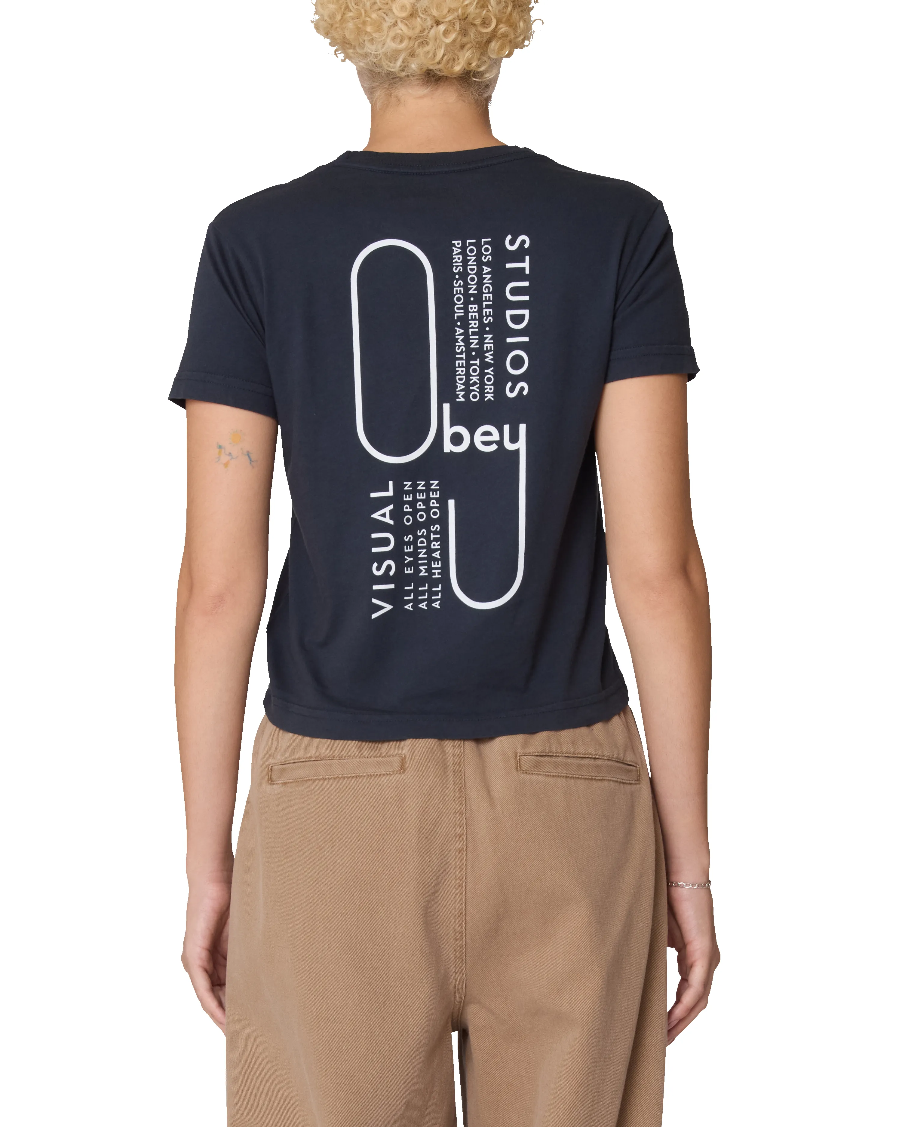 VISUAL STUDIOS TEE KAIA T-SHIRT sold by Obey