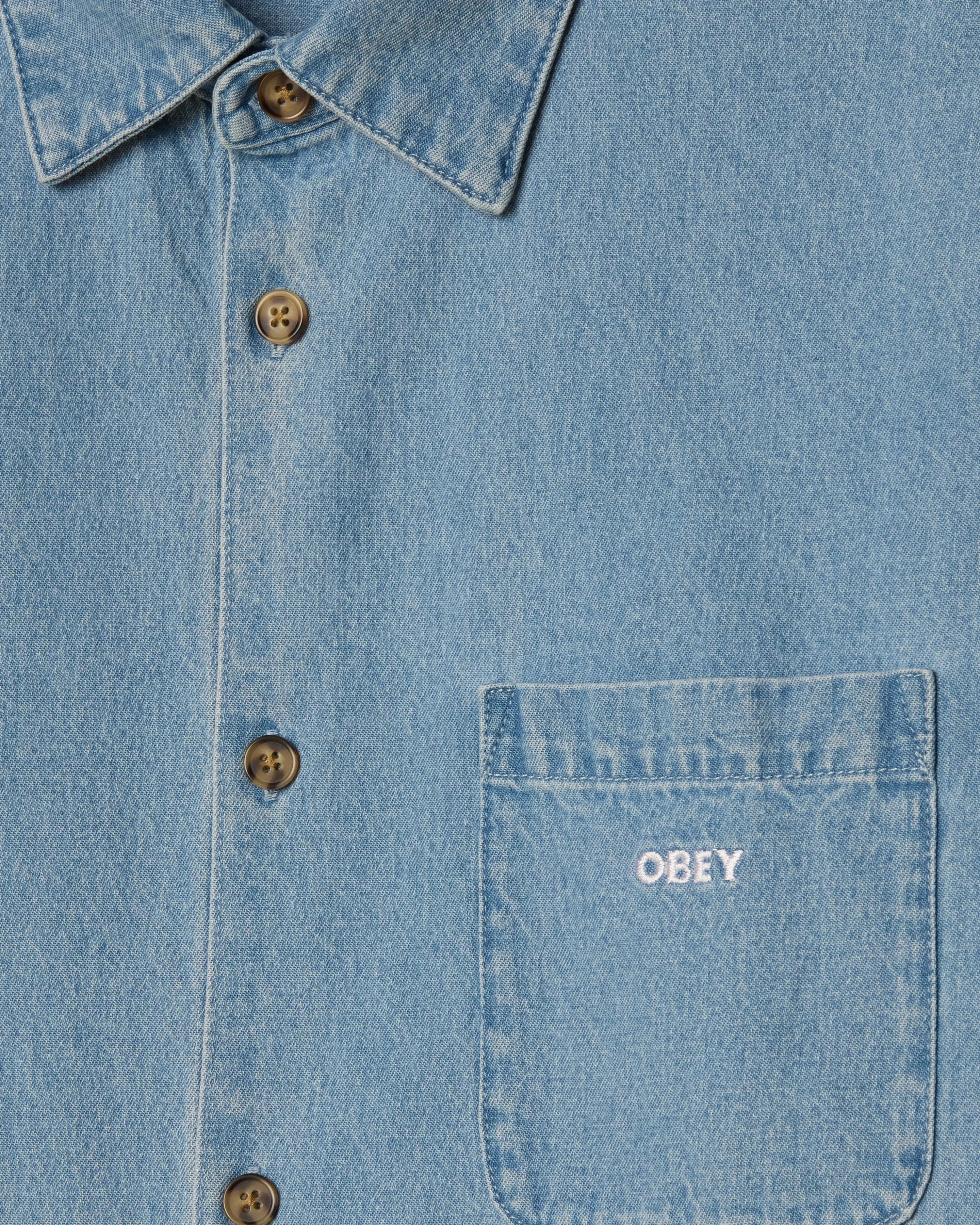 PABLO DENIM SHIRT sold by Obey product image thumbnail 3