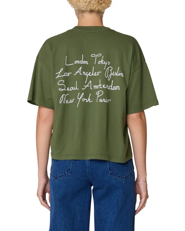 SCRIPTY CITIES ROW T-SHIRT sold by Obey