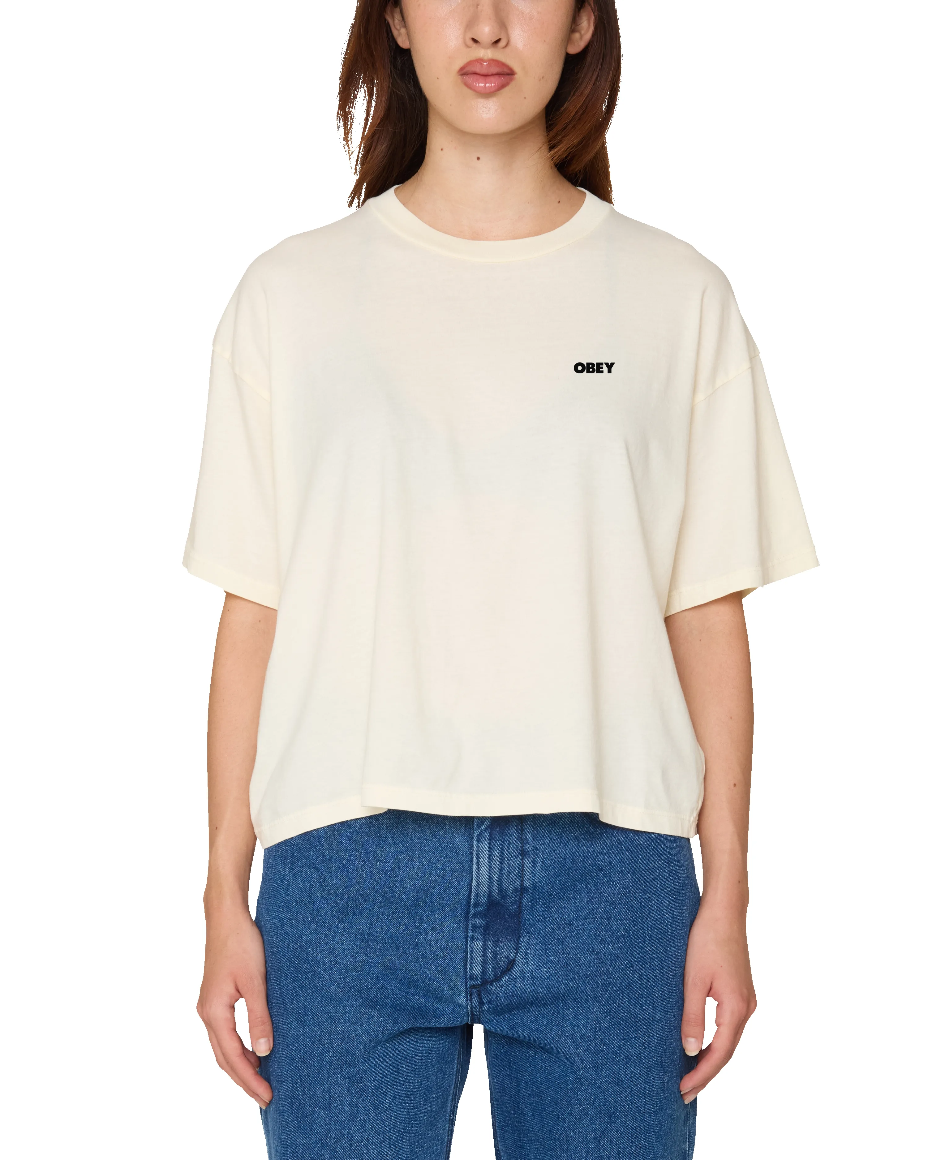 ART STUDIO FLOWERS ROW T-SHIRT sold by Obey product image thumbnail 2