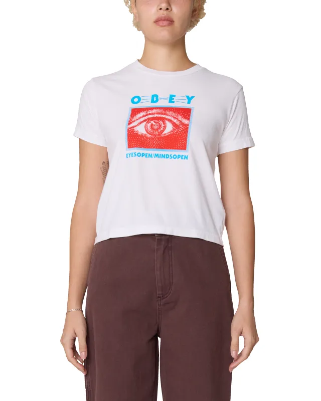 EYES OPEN MIND OPEN KAIA T-SHIRT sold by Obey