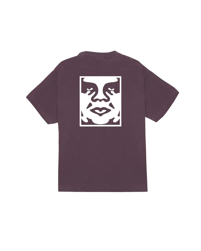 OBEY BOLD ICON FACE PIGMENT T-SHIRT sold by Obey
