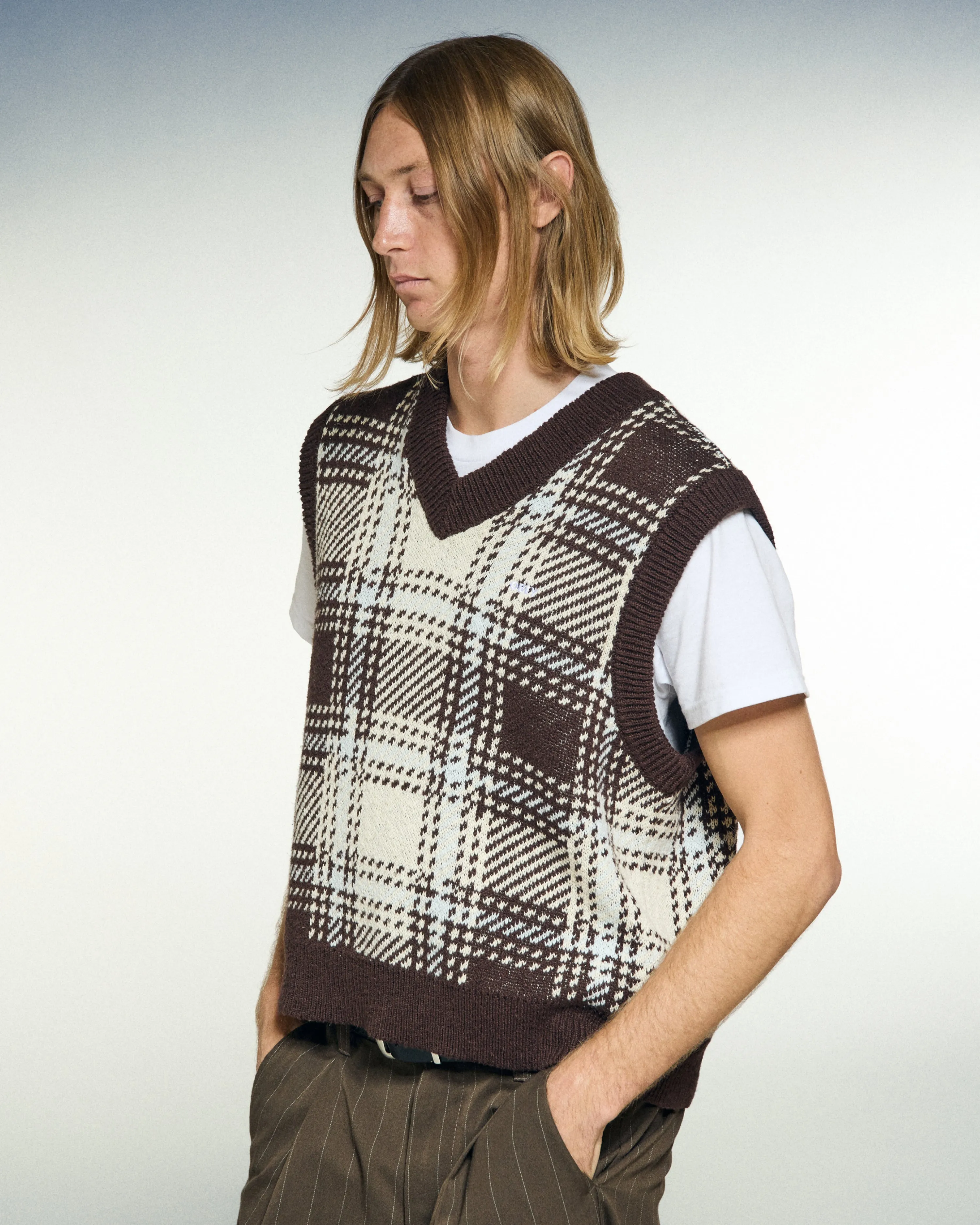 AVON PLAID VEST sold by Obey product image thumbnail 5