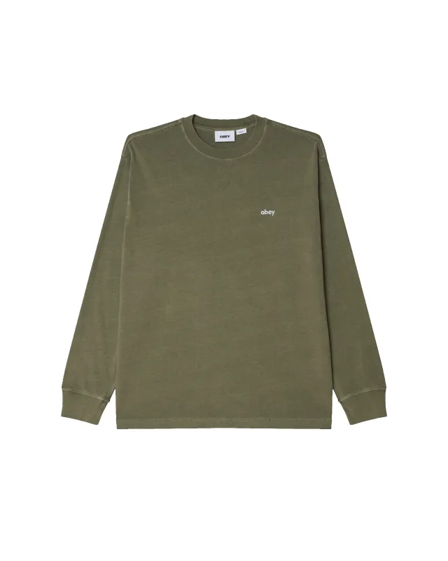 LOWERCASE PIGMENT LS T-SHIRT sold by Obey