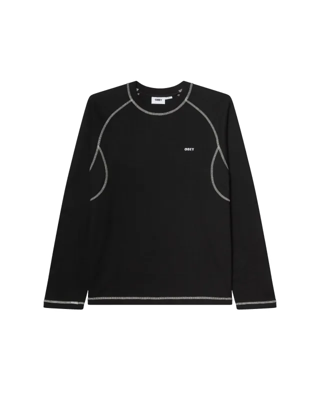 AARON CONTRAST STITCH LS SHIRT sold by Obey