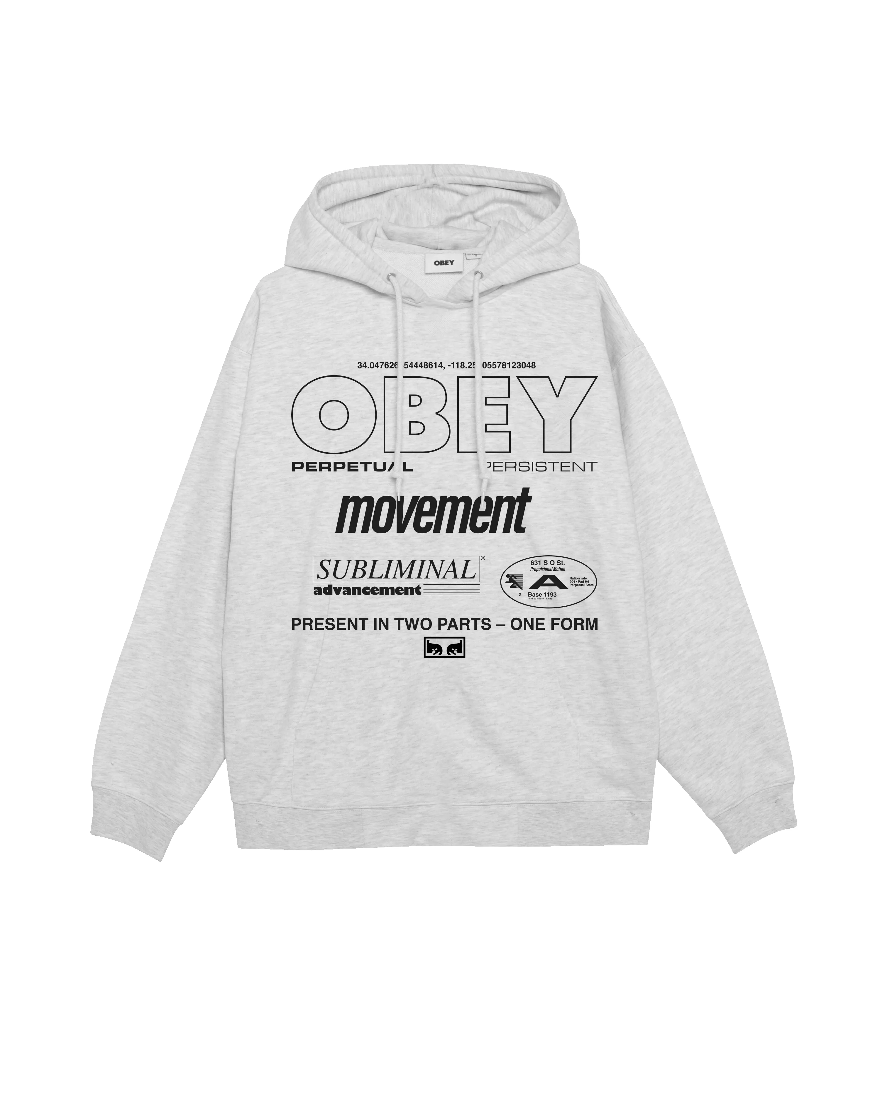 PERSISTENT MOVEMENT PREMIUM ZIP HOOD sold by Obey