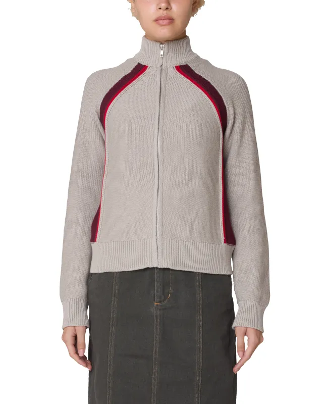 LIZZIE ZIP MOCK SWEATER sold by Obey