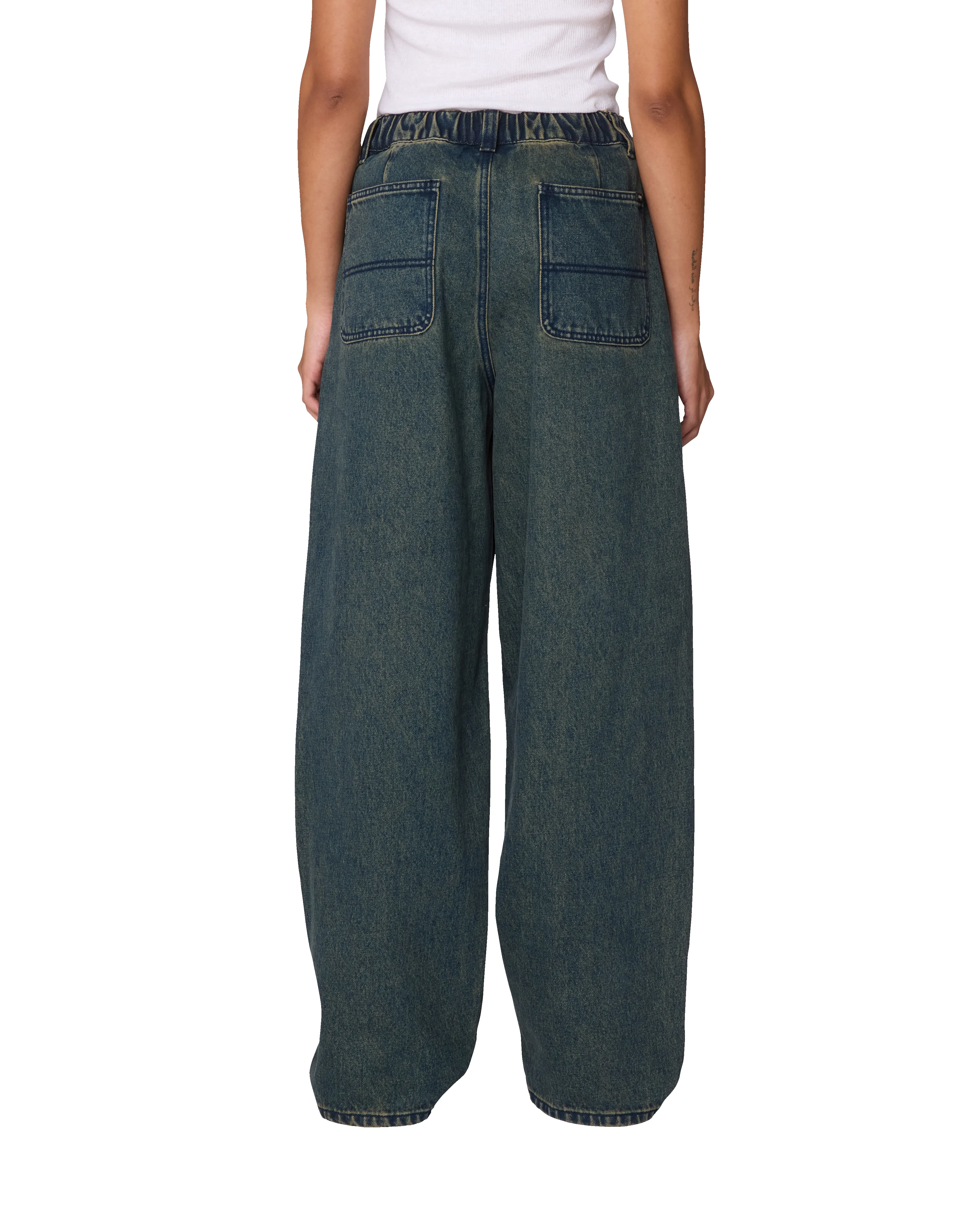 LEAH III BAGGY DBL KNEE DENIM sold by Obey product image thumbnail 3