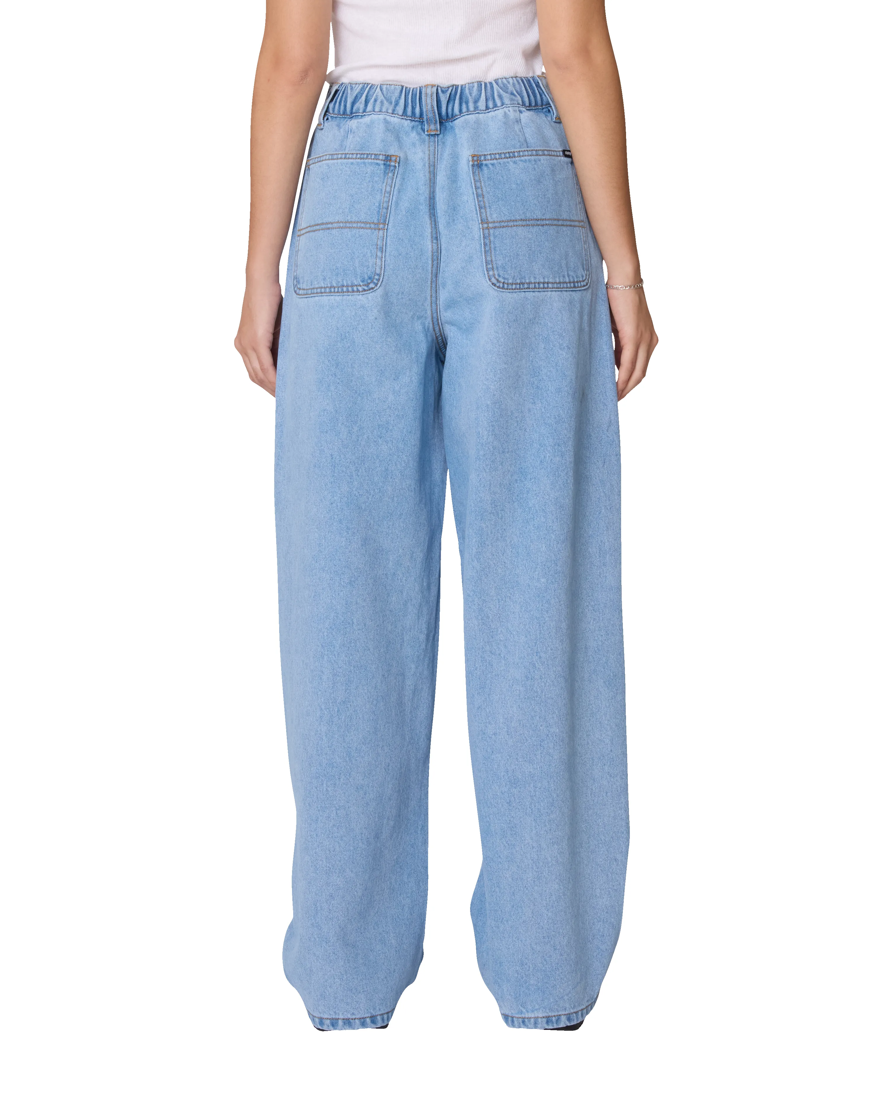 LEAH III BAGGY DBL KNEE DENIM sold by Obey product image thumbnail 3