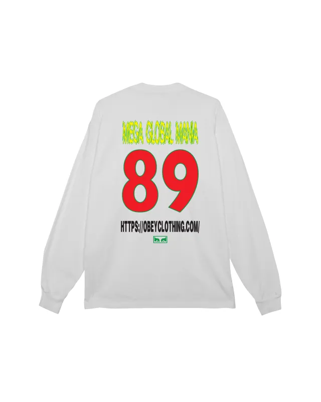 MEGA GLOBAL MANIA PIGMENT LS T-SHIRT sold by Obey