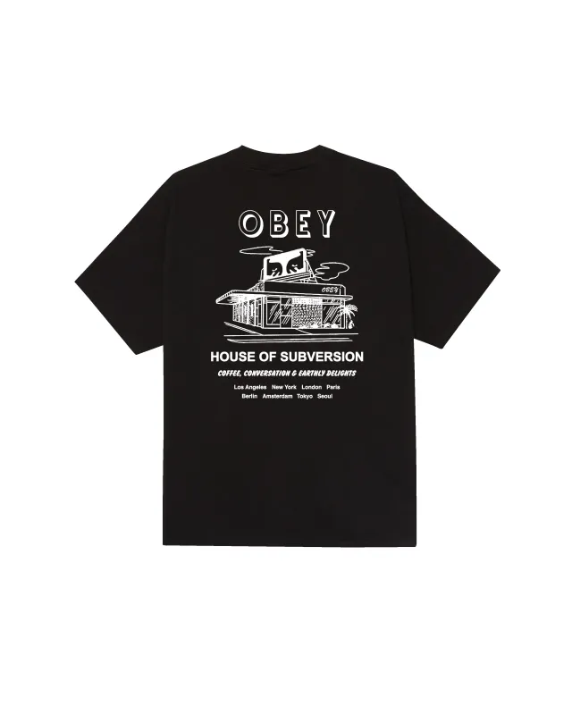 HOUSE OF SUBVERSION CLASSIC T-SHIRT sold by Obey