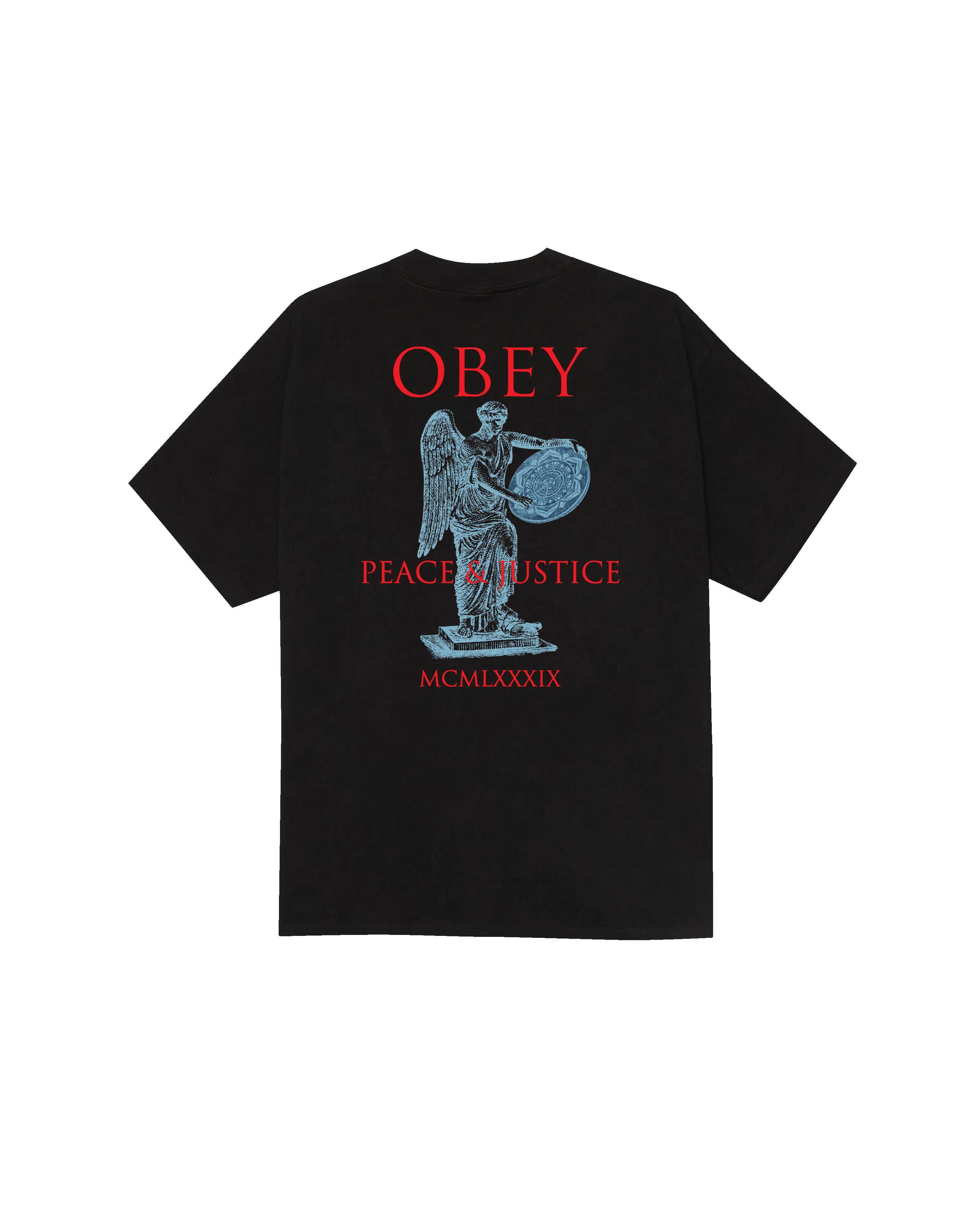 PEACE & JUSTICE STATUE CLASSIC T-SHIRT sold by Obey