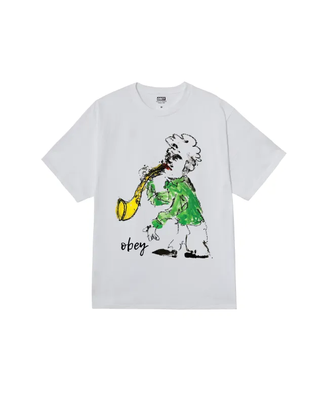 JAZZ PLAYER CLASSIC T-SHIRT sold by Obey