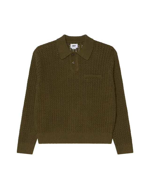 DUANE POLO SWEATER sold by Obey