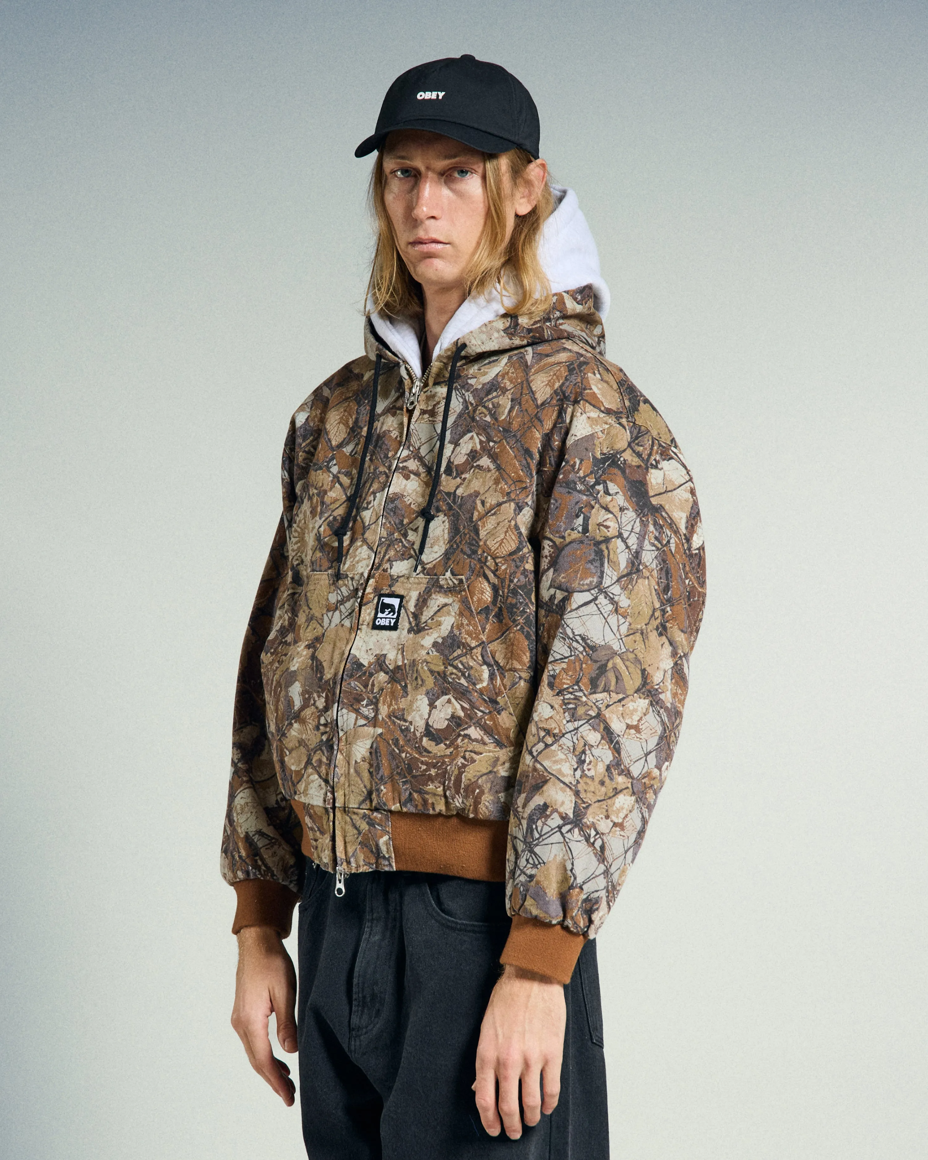 GLEN ZIP UP JACKET sold by Obey product image thumbnail 4