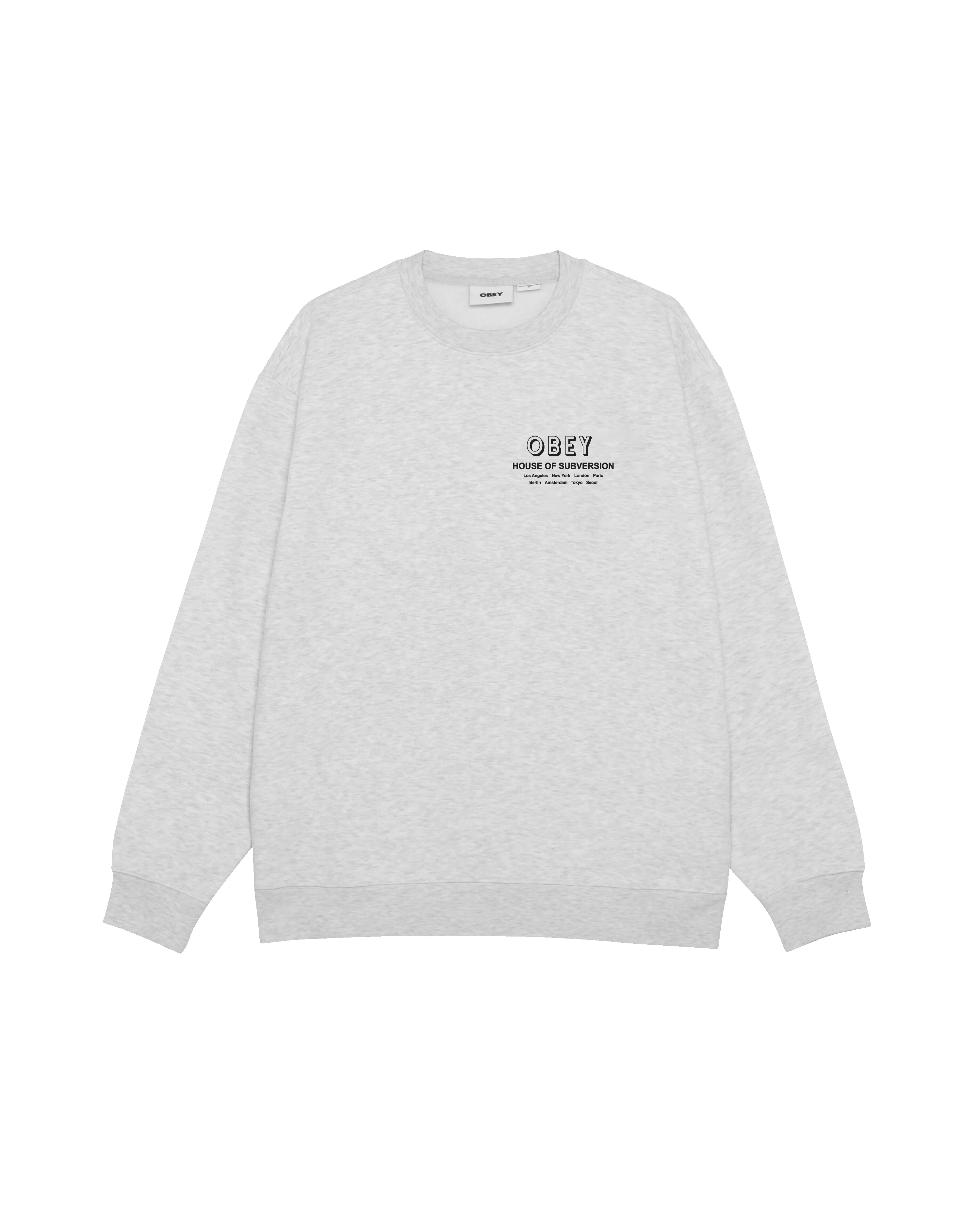 HOUSE OF SUBVERSION PREMIUM CREWNECK sold by Obey product image thumbnail 2