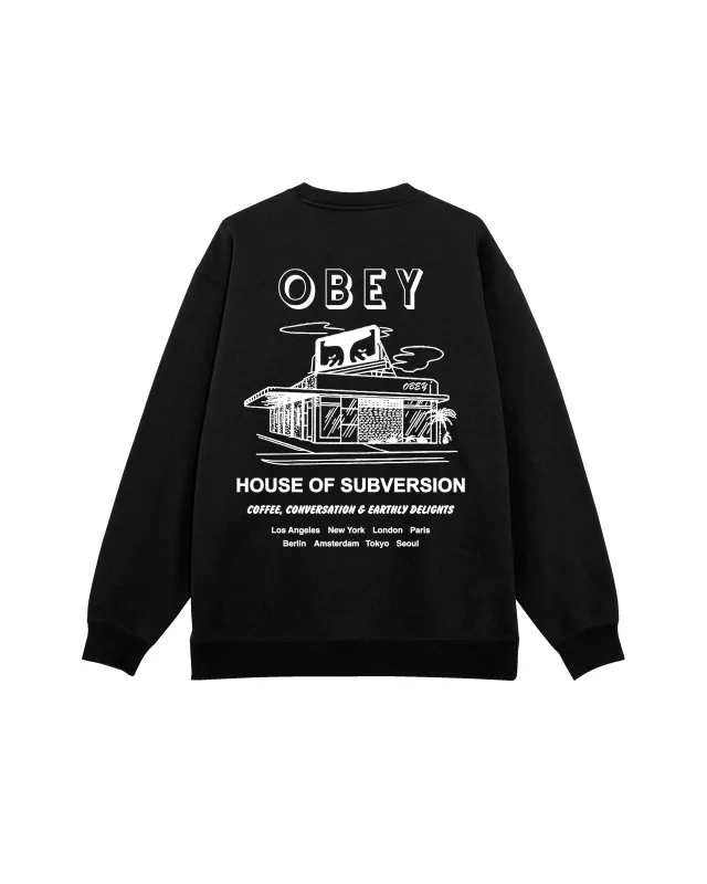 HOUSE OF SUBVERSION PREMIUM CREWNECK sold by Obey