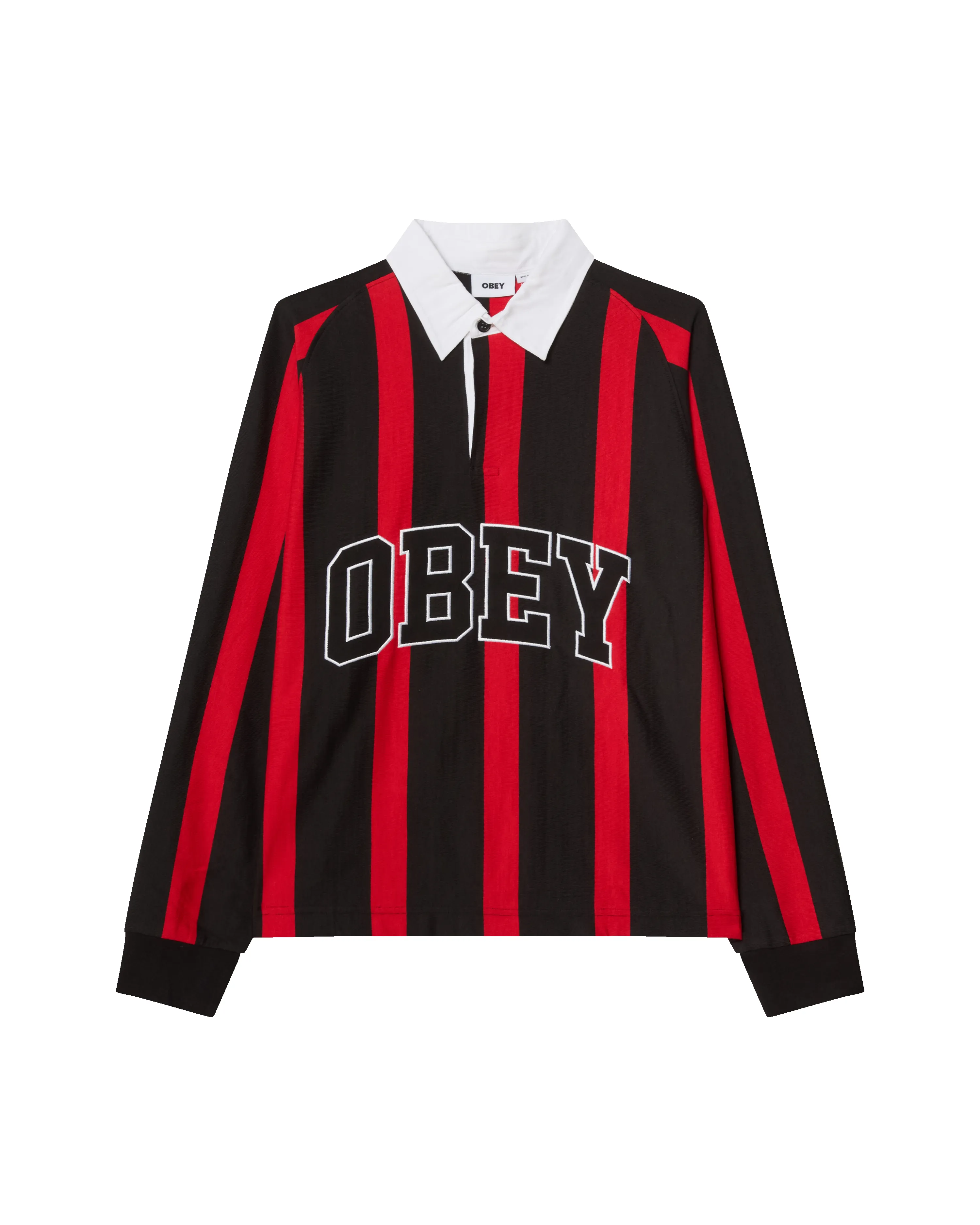 LANDON LS STRIPE POLO sold by Obey