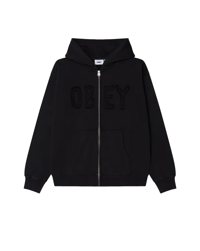 HYBRID FADED ZIP HOOD sold by Obey