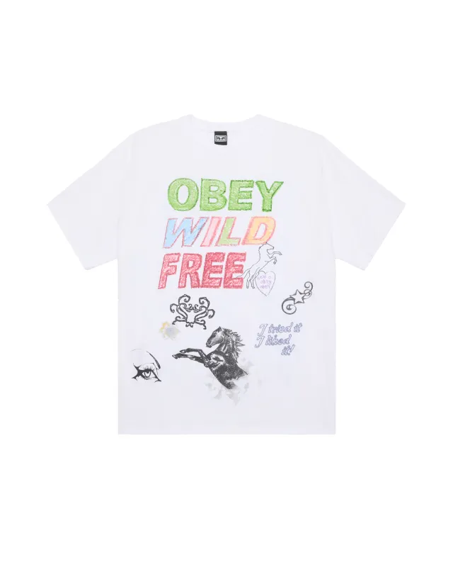 WILD FREE VINTAGE T-SHIRT sold by Obey