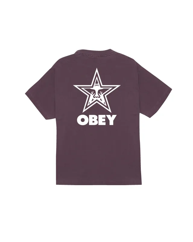 OBEY BOLD STAR PIGMENT T-SHIRT sold by Obey