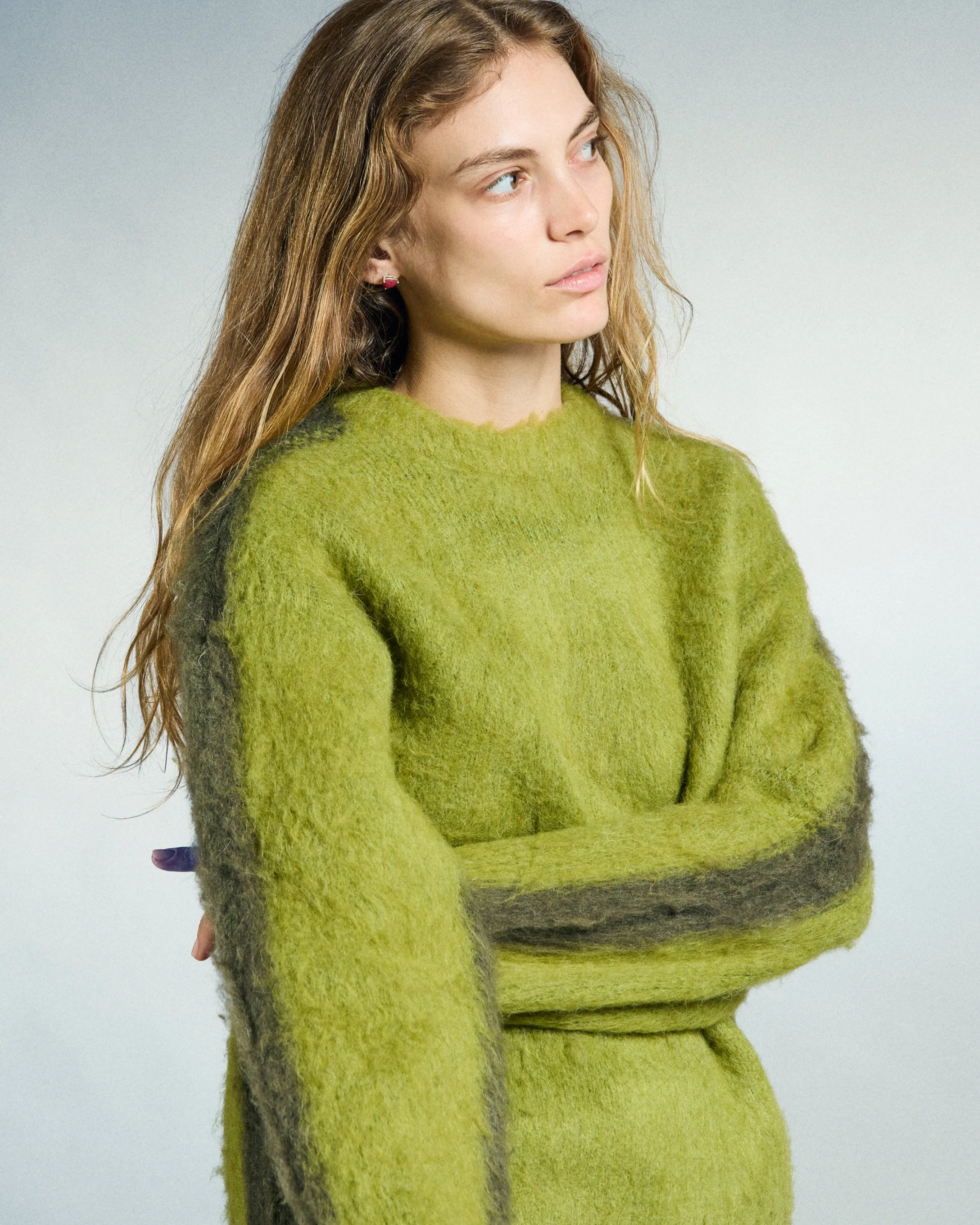 AURA CREW SWEATER sold by Obey product image thumbnail 5