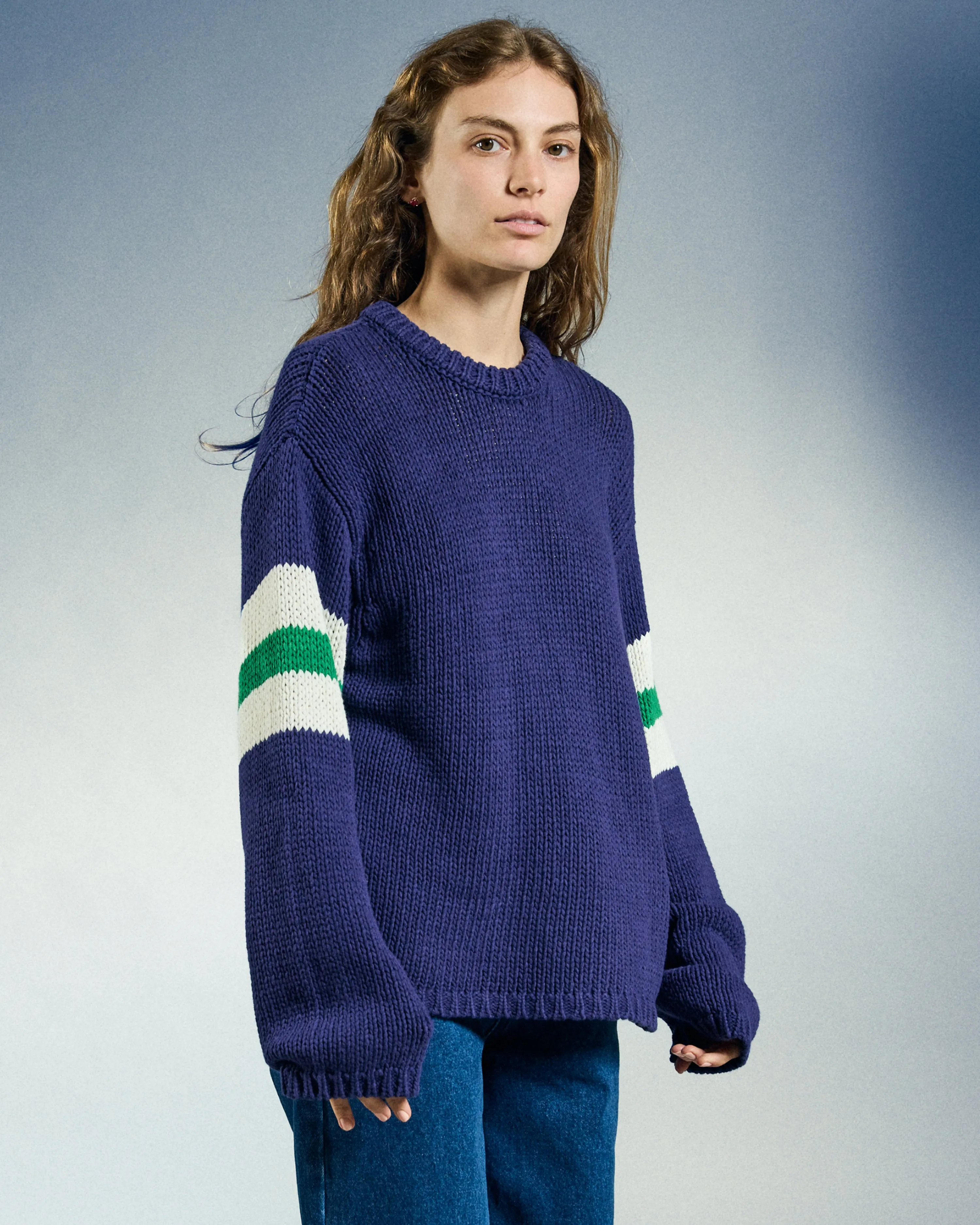 ZONE STRIPE SWEATER sold by Obey product image thumbnail 5