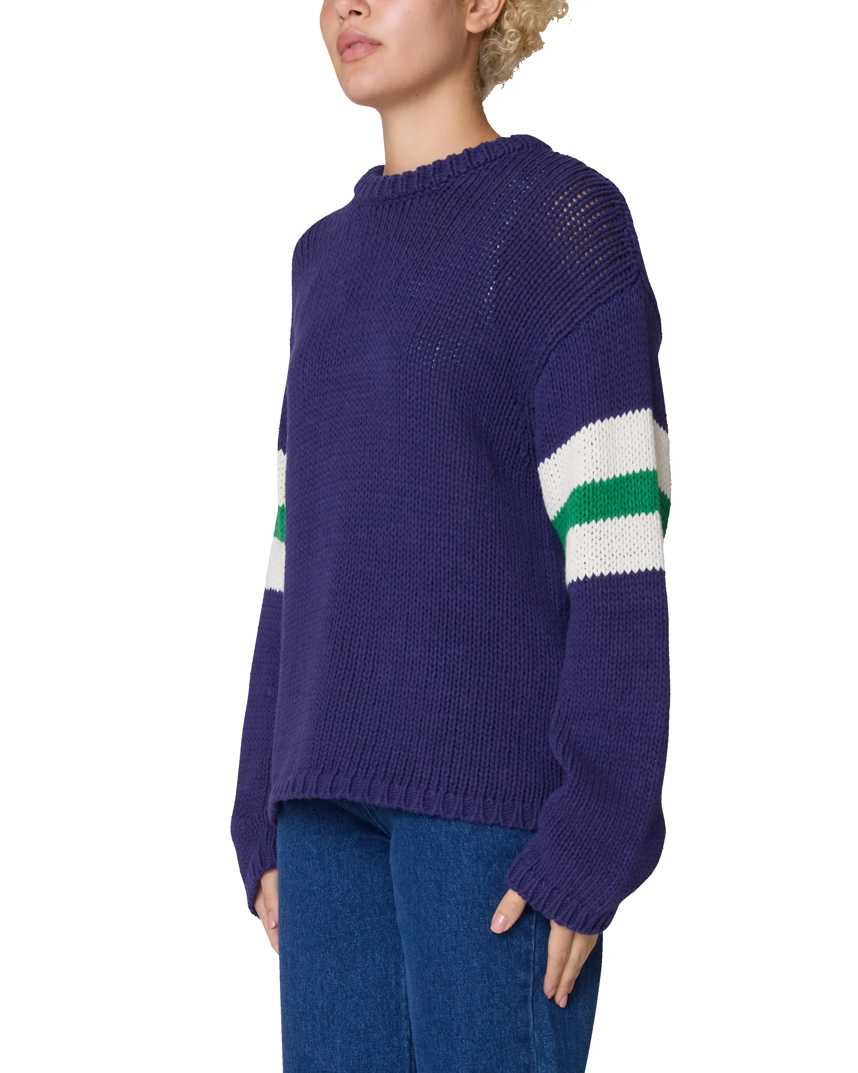 ZONE STRIPE SWEATER sold by Obey product image thumbnail 2