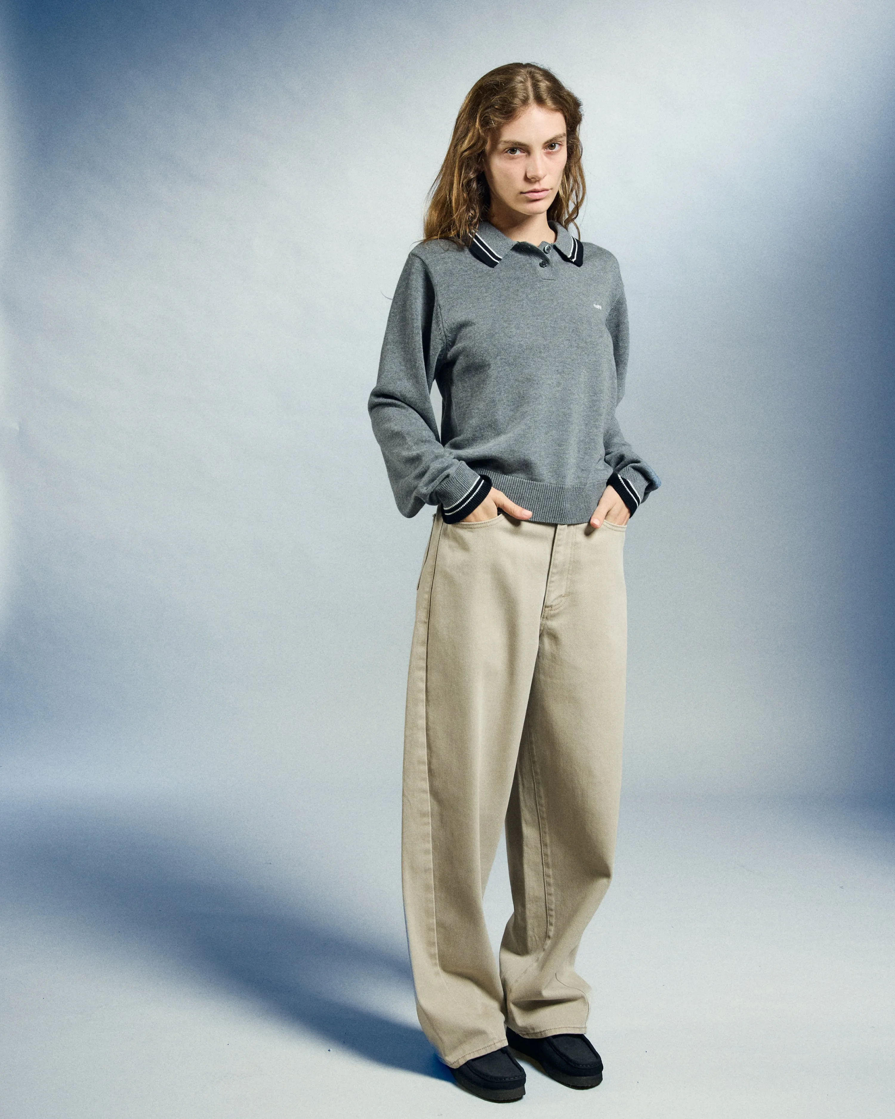 GOALIE POLO SWEATER sold by Obey product image thumbnail 5