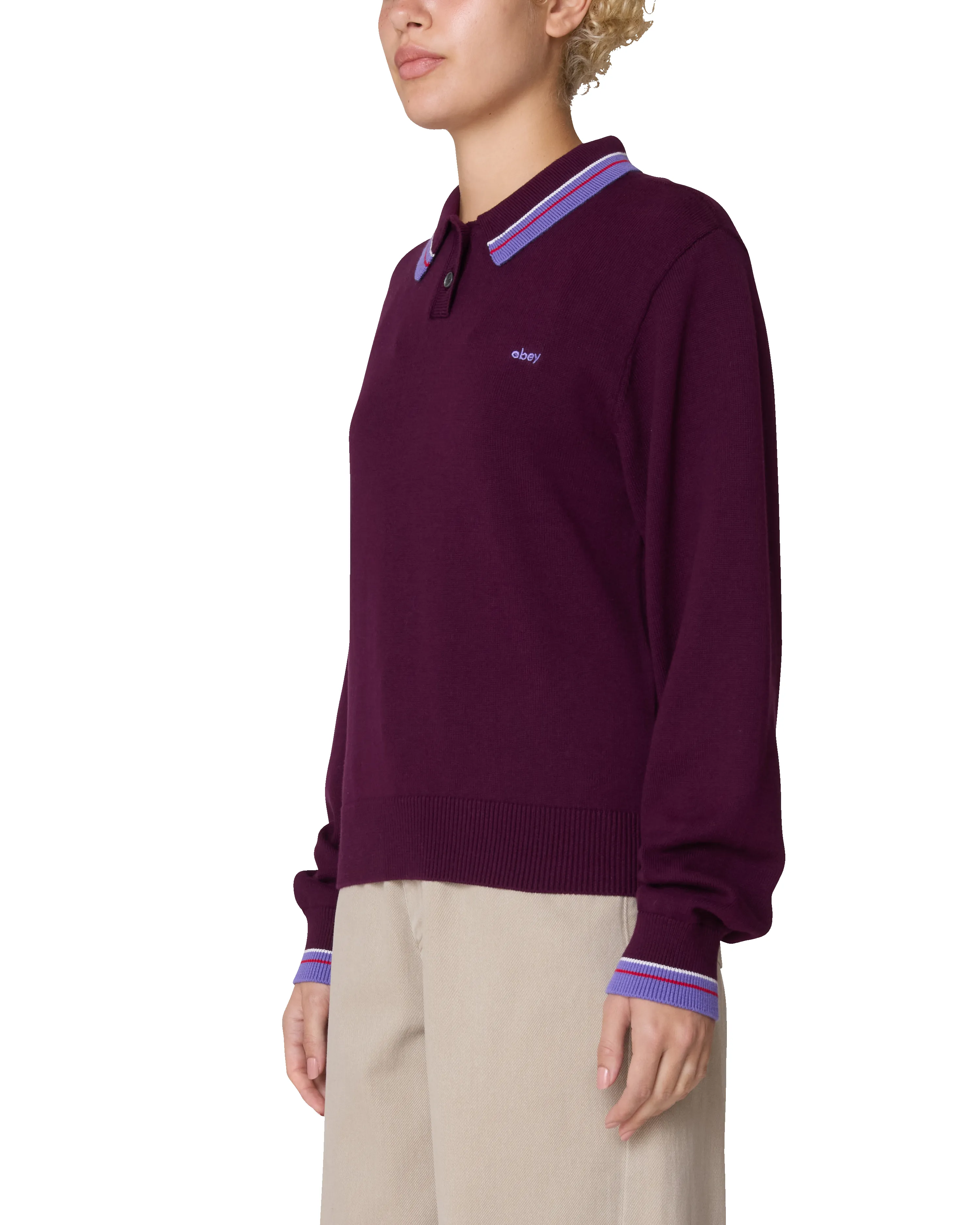 GOALIE POLO SWEATER sold by Obey product image thumbnail 2