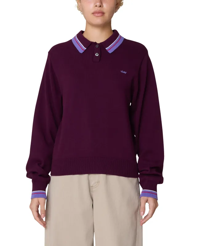 GOALIE POLO SWEATER sold by Obey