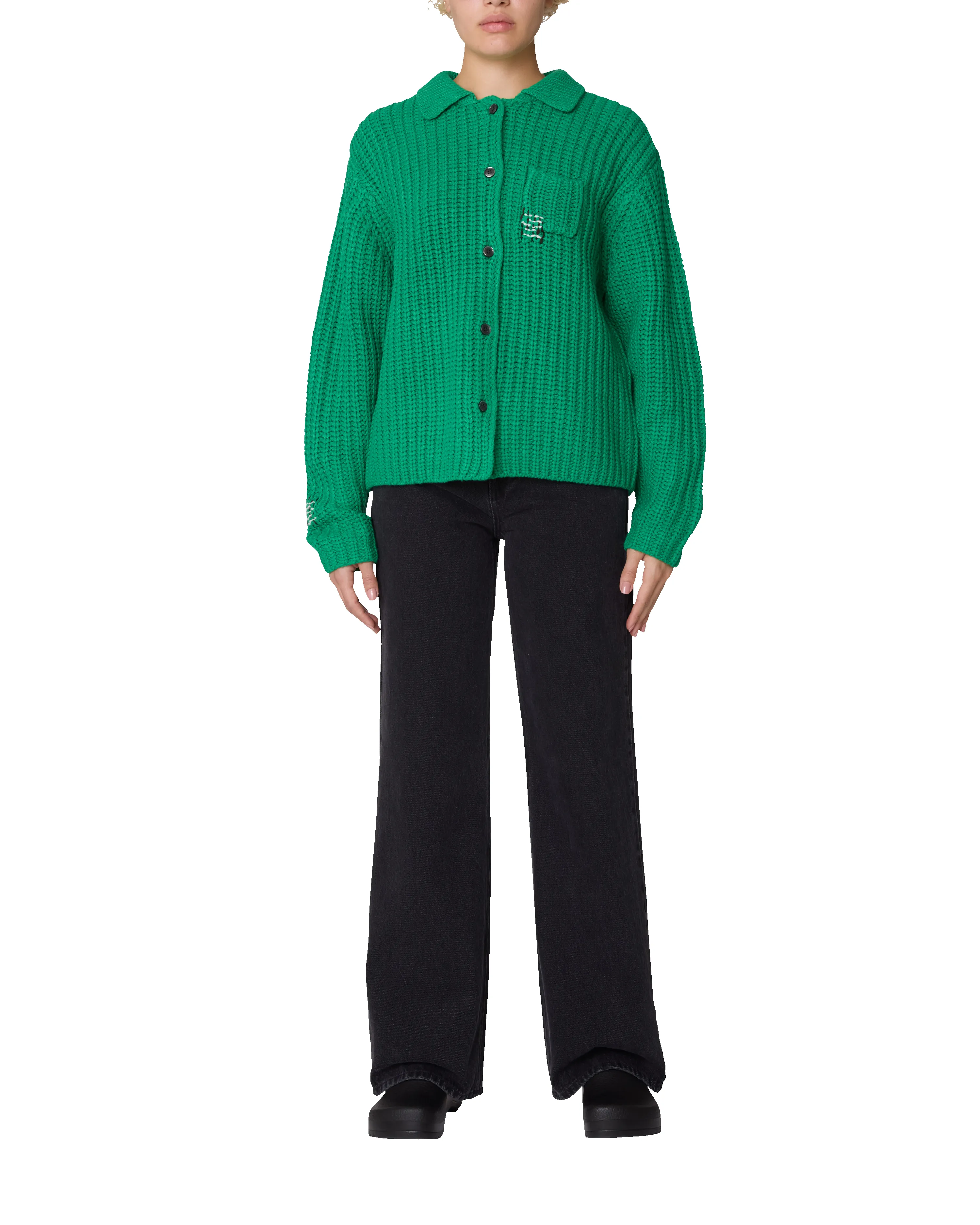 JULIAN BUTTON DOWN SWEATER sold by Obey product image thumbnail 4